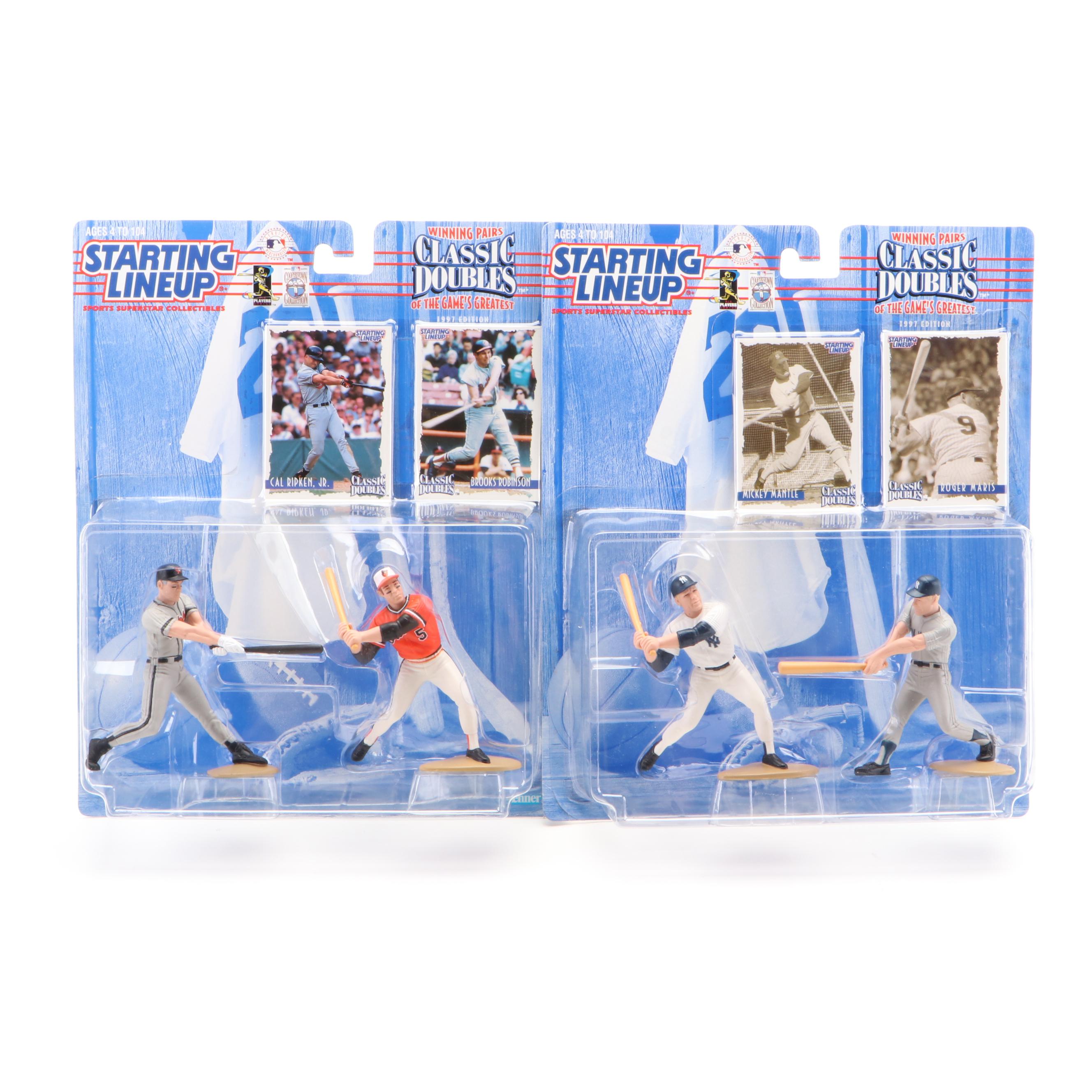 Kenner Starting Lineup Classic Doubles Mantle, Griffey Jr, More Baseball Figures