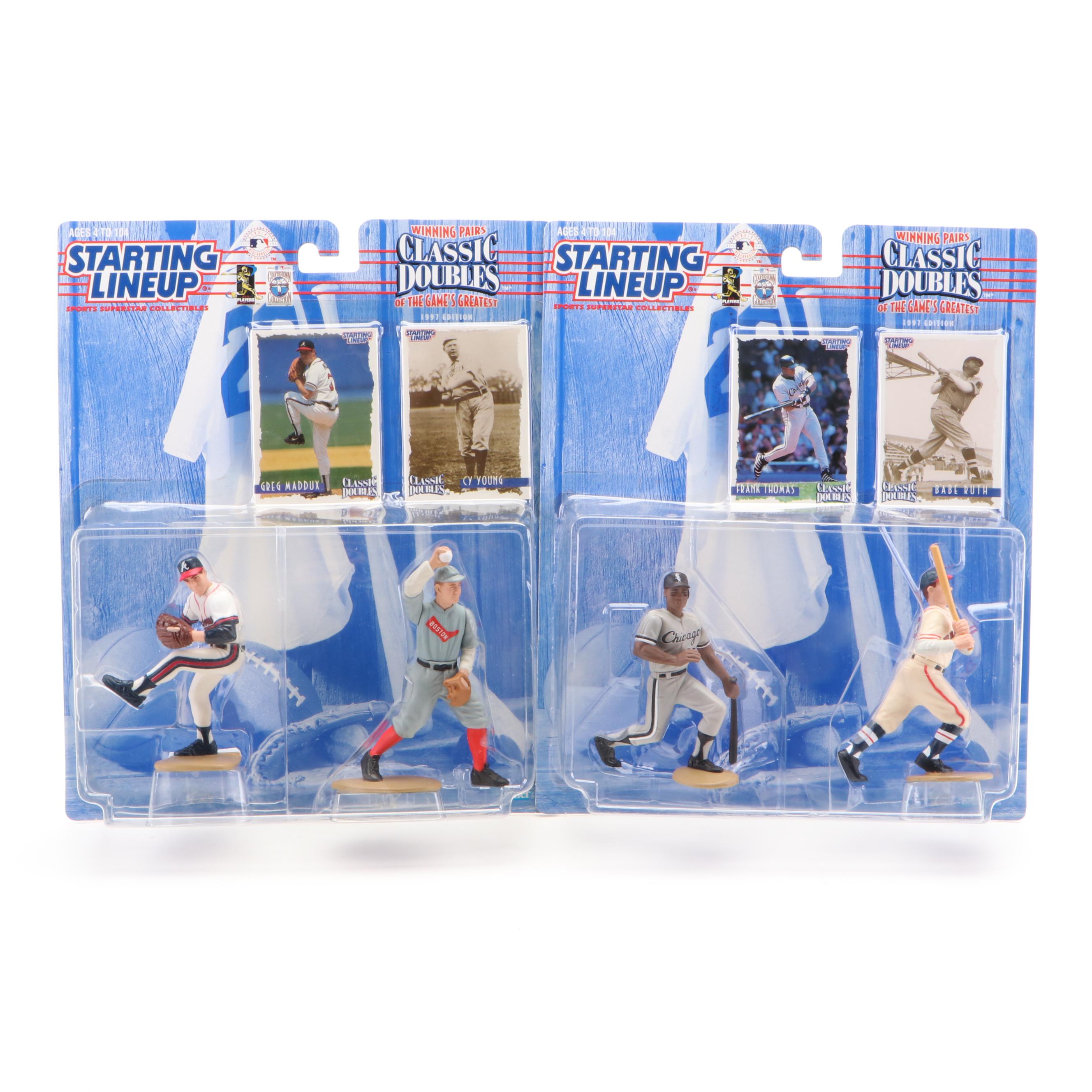Kenner Starting Lineup Classic Doubles Mantle, Griffey Jr, More Baseball Figures