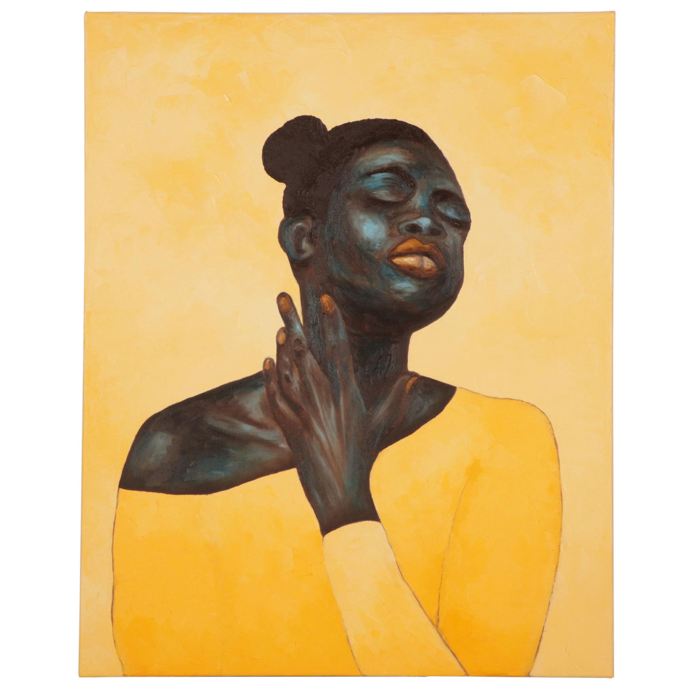 Oluwakemi Omowaire Portrait Oil Painting "Rebirth," 2022