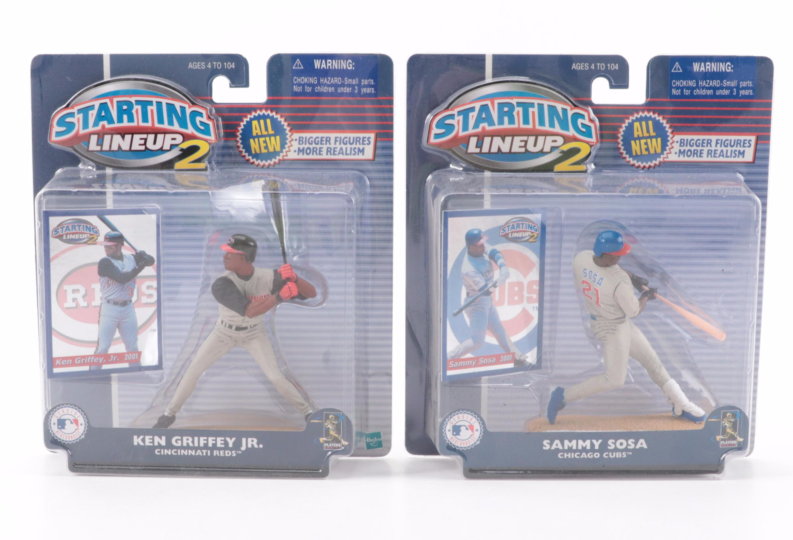 Hasbro Starting Lineup 2 Cal Ripken Jr., Derek Jeter, More Baseball Figures
