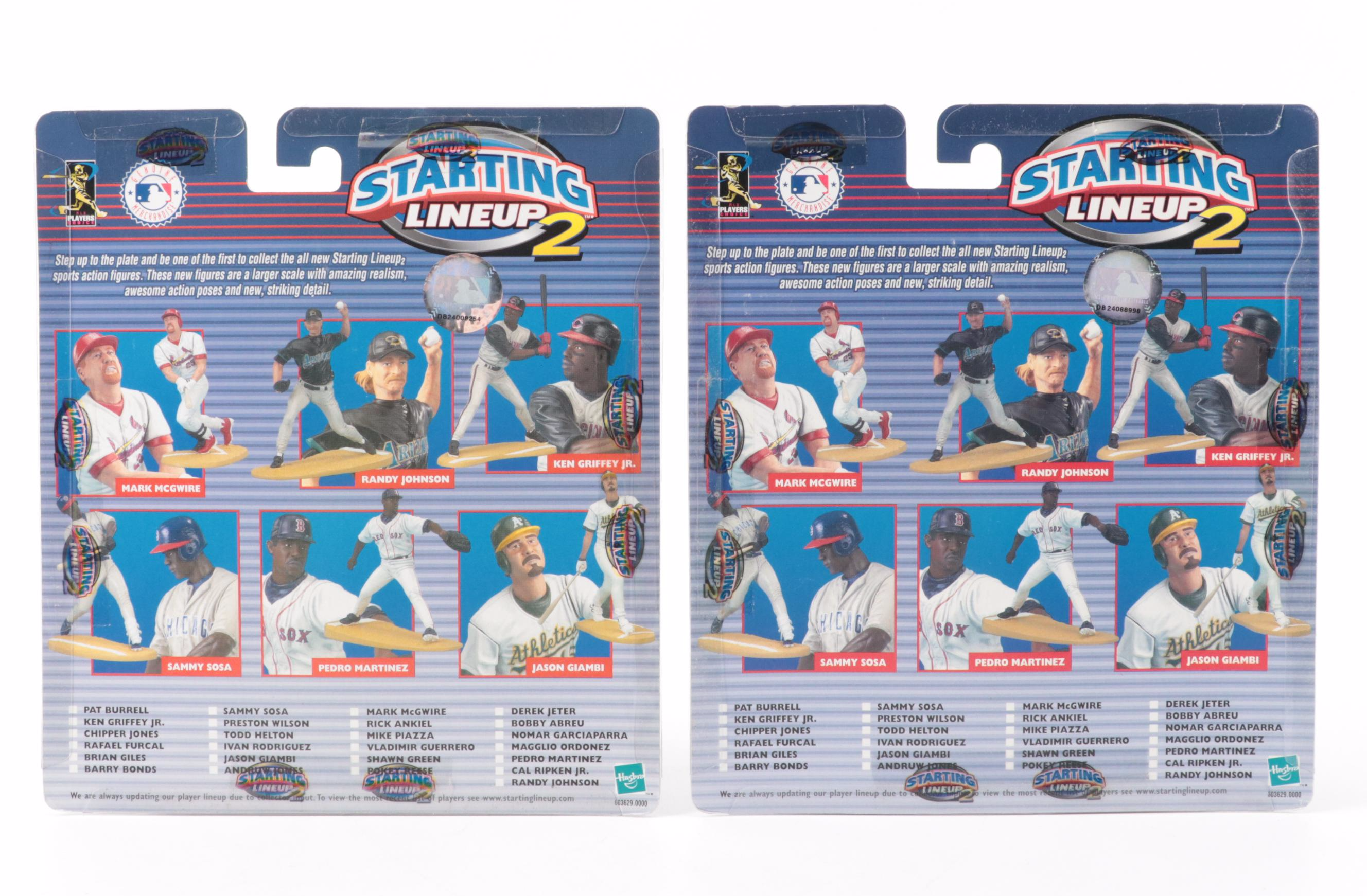 Hasbro Starting Lineup 2 Cal Ripken Jr., Derek Jeter, More Baseball Figures