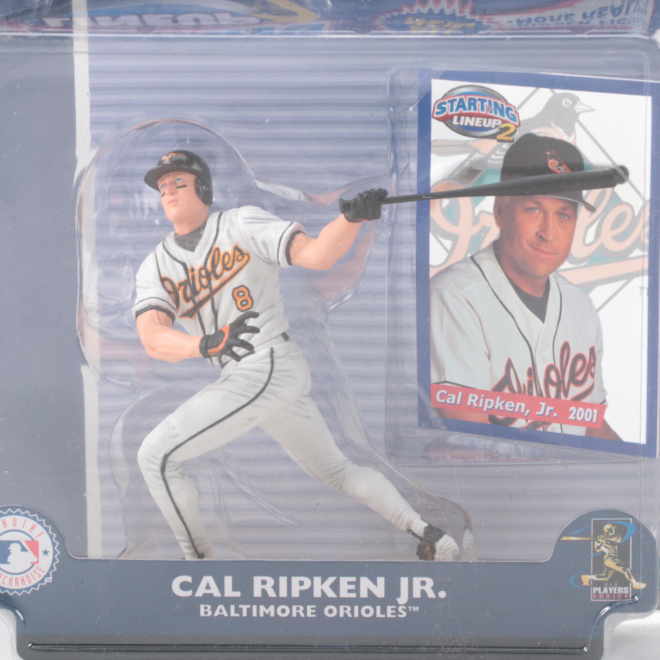 Hasbro Starting Lineup 2 Cal Ripken Jr., Derek Jeter, More Baseball Figures