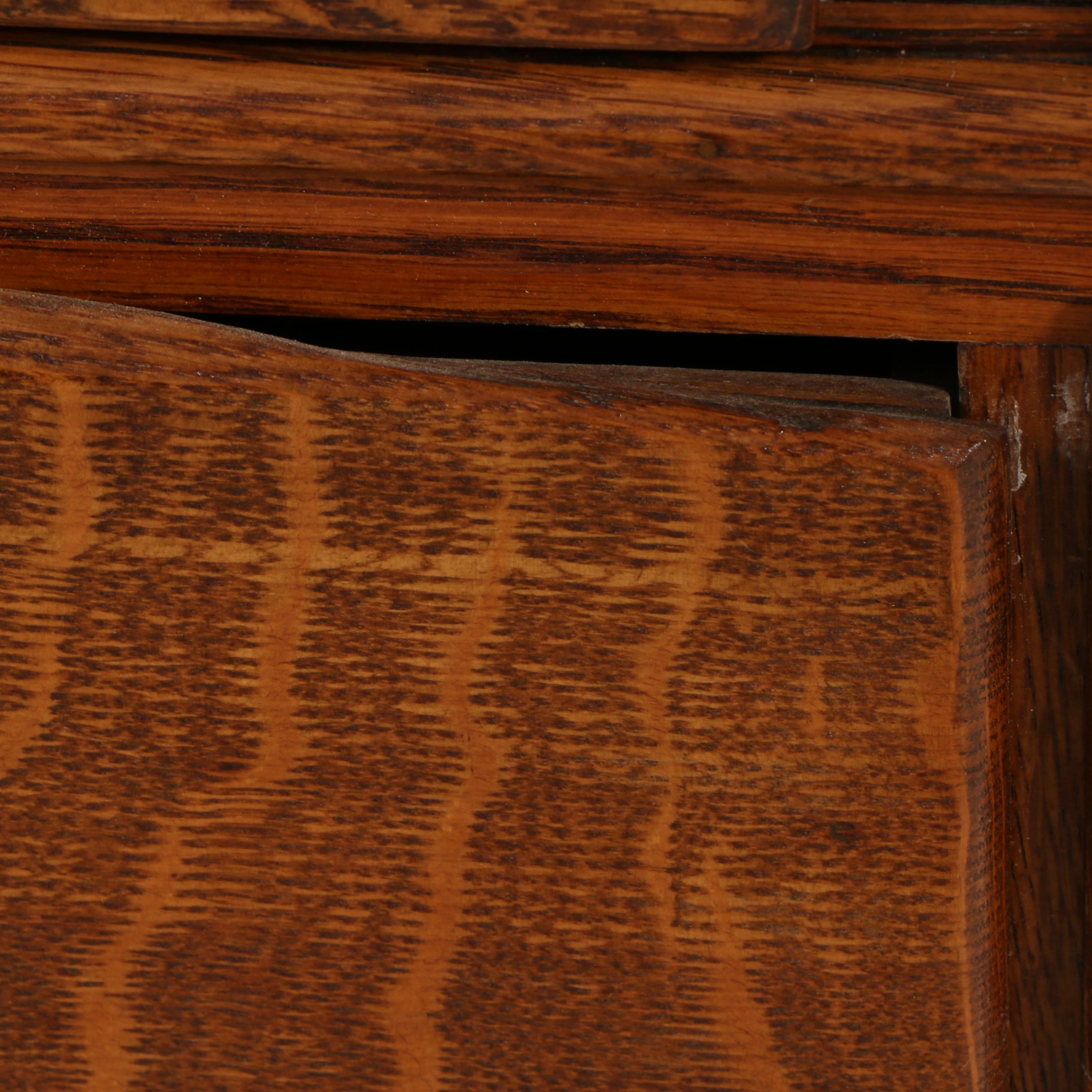 American Quartersawn Oak Twelve-Drawer Sectional File Cabinet, Early 20th C.