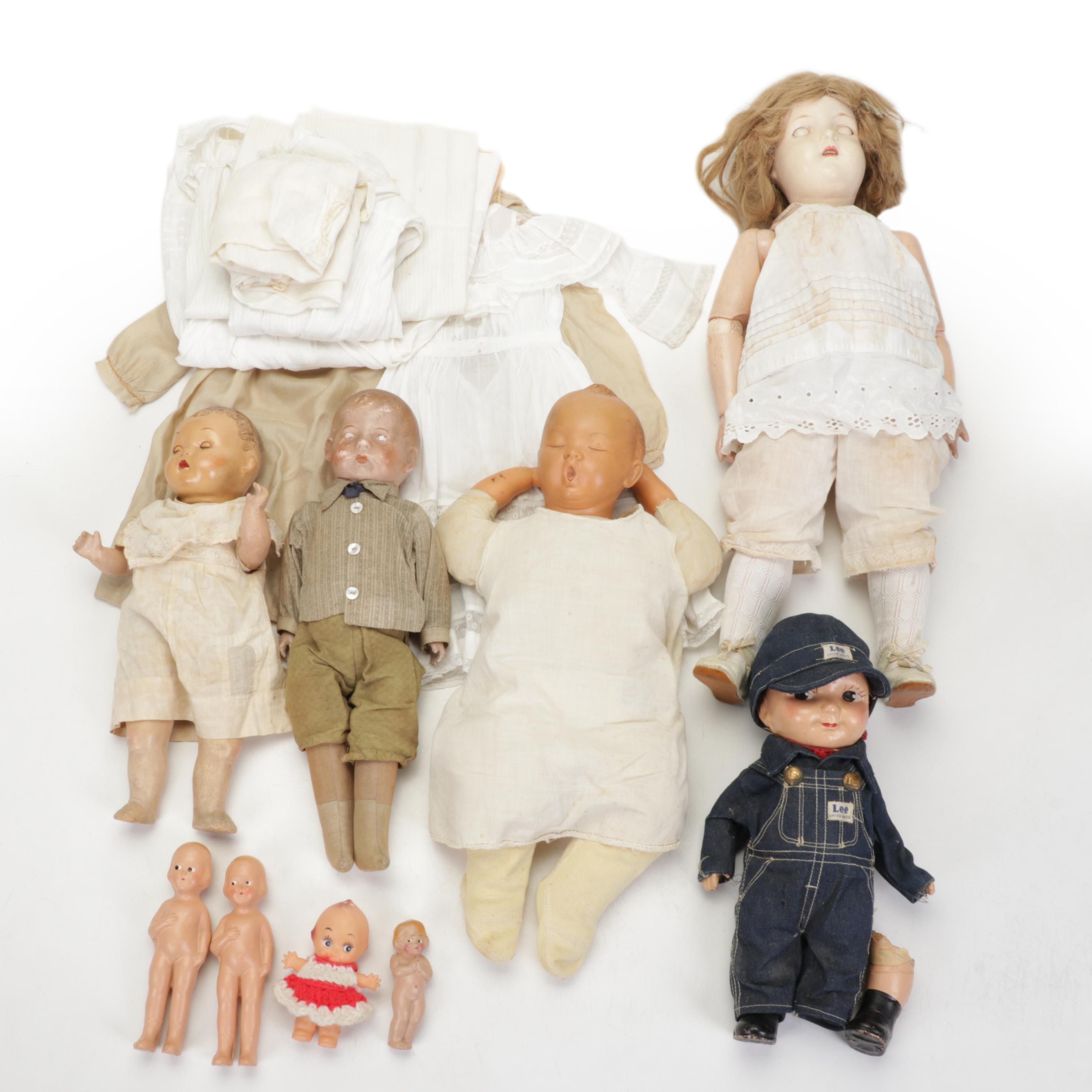 Buddy Lee, Effanbee, Horsman, and Other Dolls and Doll Accessories