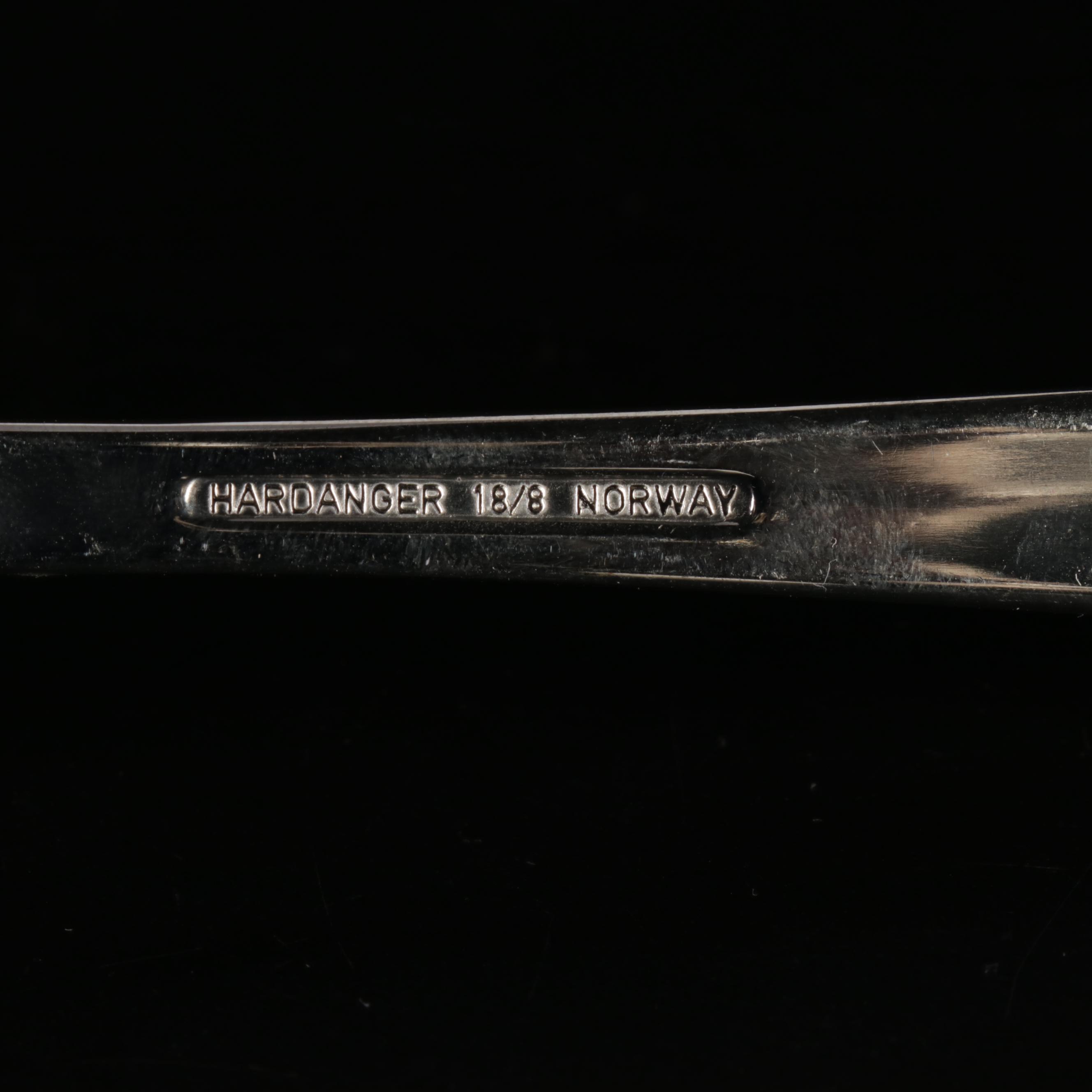 Dansk Danish Modern Style "Thistle" Stainless Steel Flatware, 1969-1996