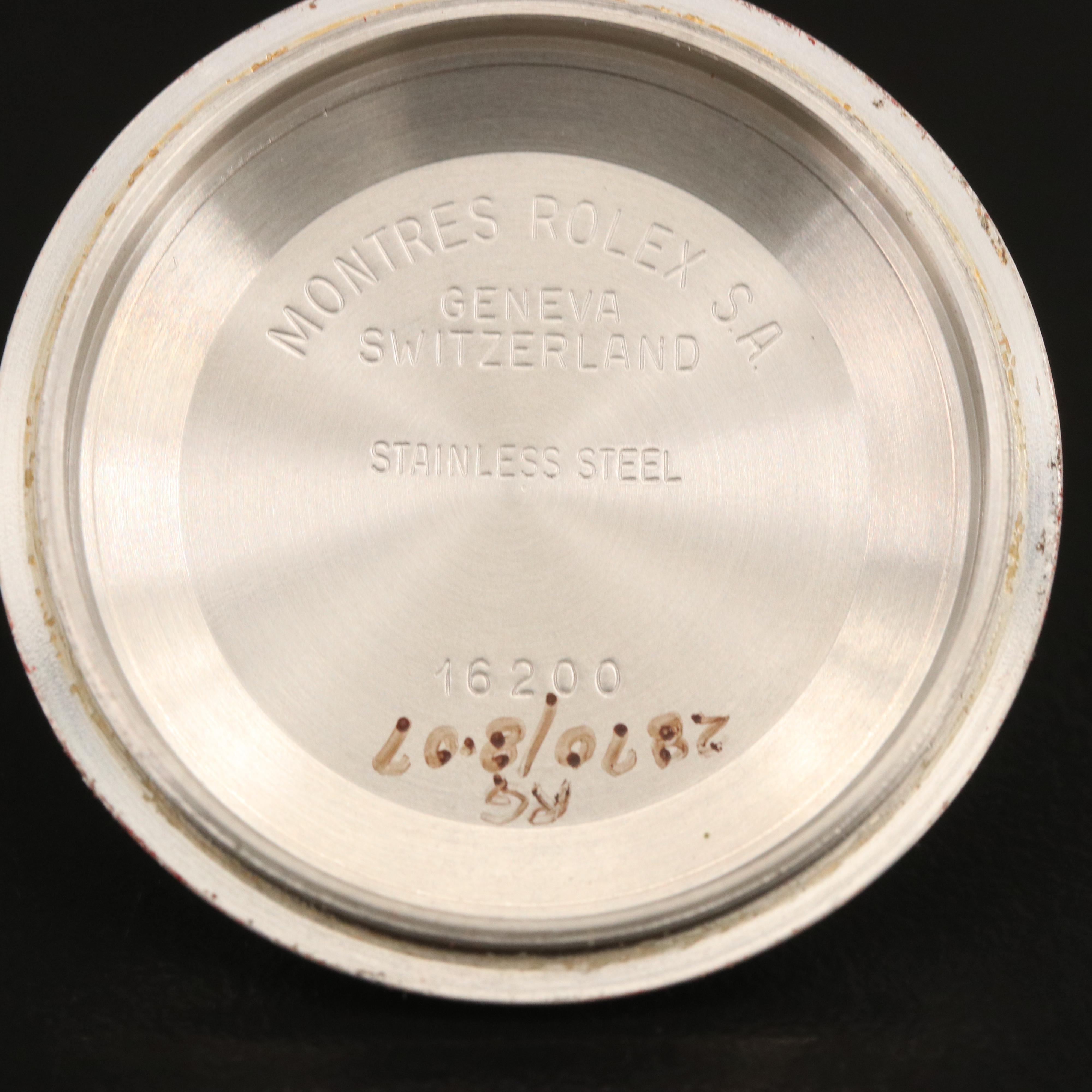 1988 Rolex Datejust Roman Pyramid Dial Watch