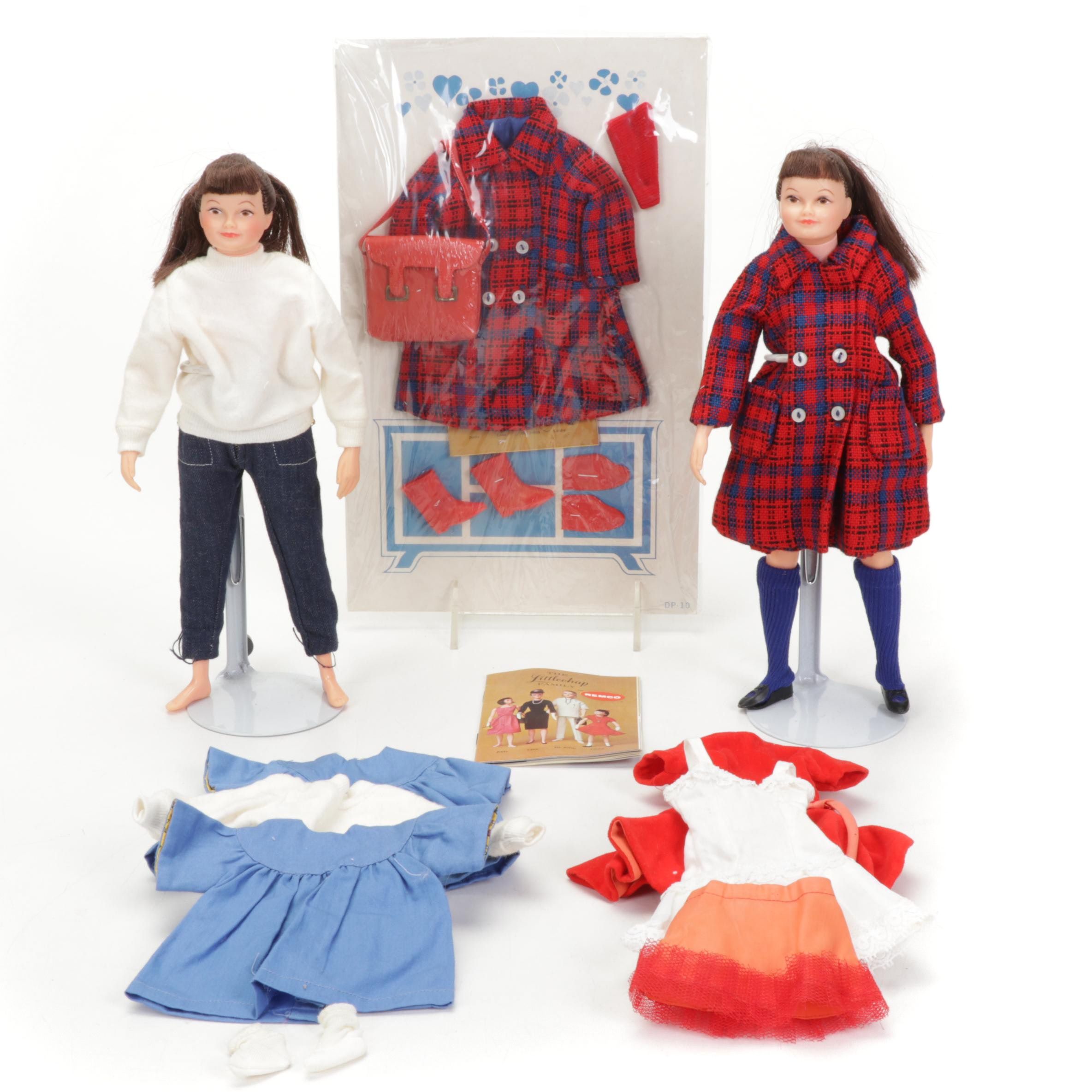 Remco "Libby Littlechap" Dolls with Clothing, and Accessories, 1963