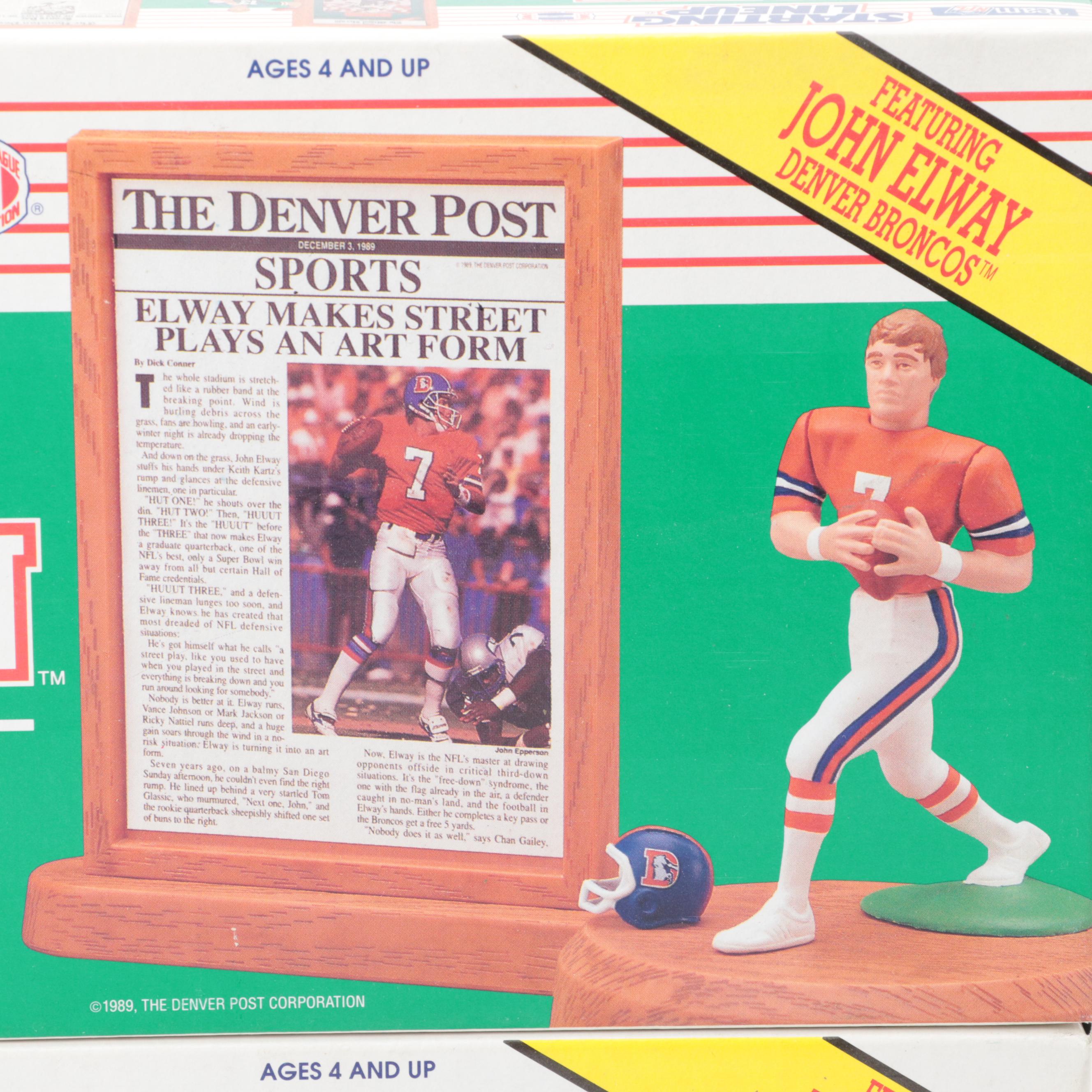 Kenner Starting Lineup Headline Collection Barry Sanders, More Football Figures