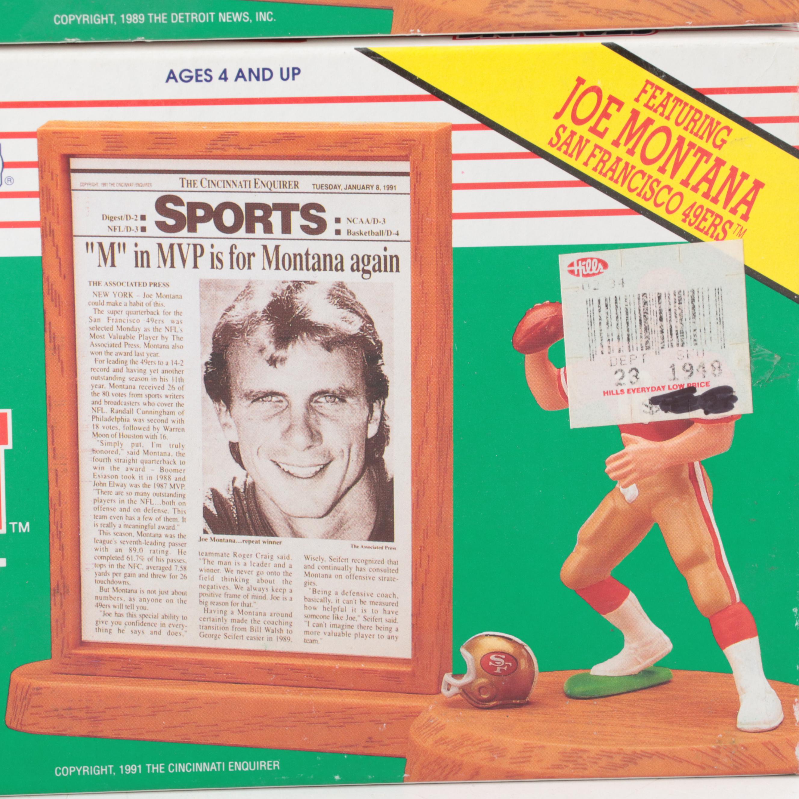Kenner Starting Lineup Headline Collection Barry Sanders, More Football Figures