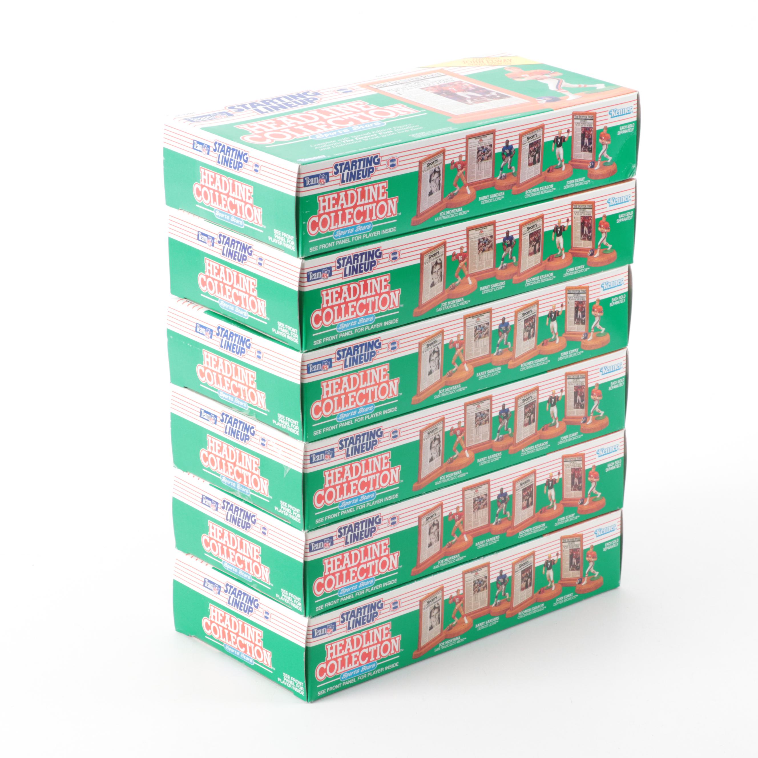 Kenner Starting Lineup Headline Collection Barry Sanders, More Football Figures