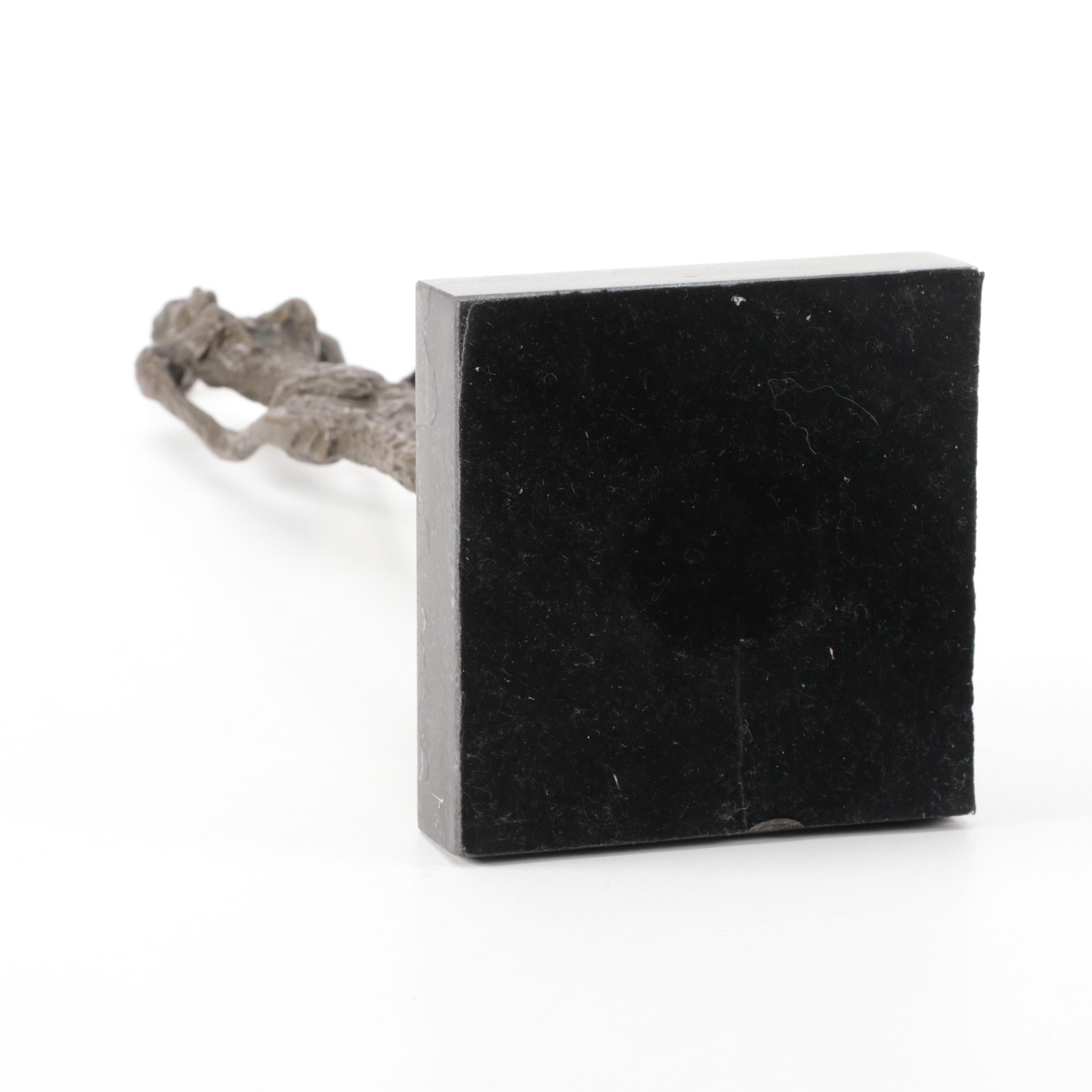 Bronze Sculpture After Alberto Giacometti, Circa 2000