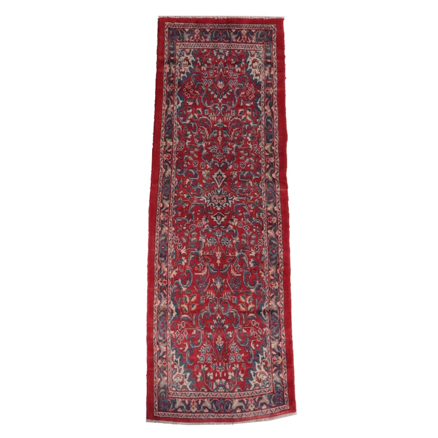 3'5 x 9'7 Hand-Knotted Persian Hamadan Long Rug