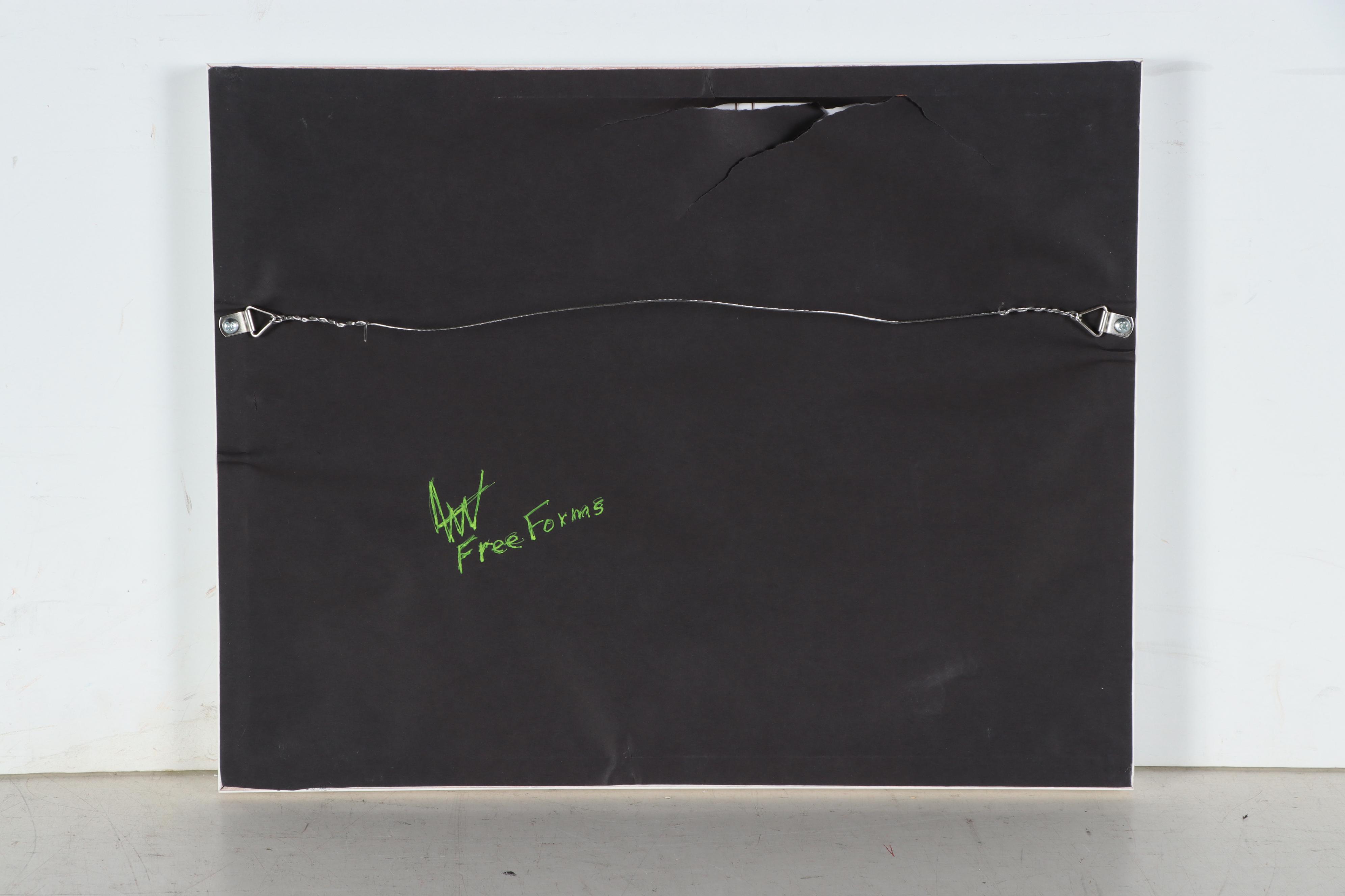 Lois Walker Abstract Color Ink Drawings, 21st Century