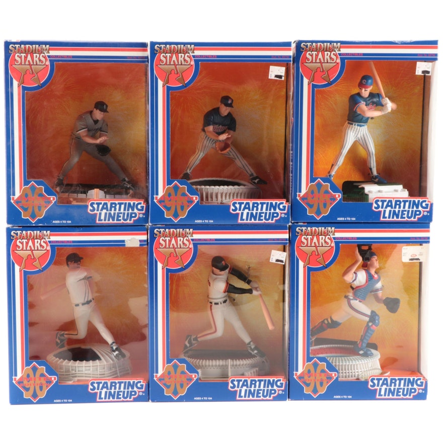 Kenner Starting Lineup Stadium Stars Ventura, Grace and More Baseball Figures