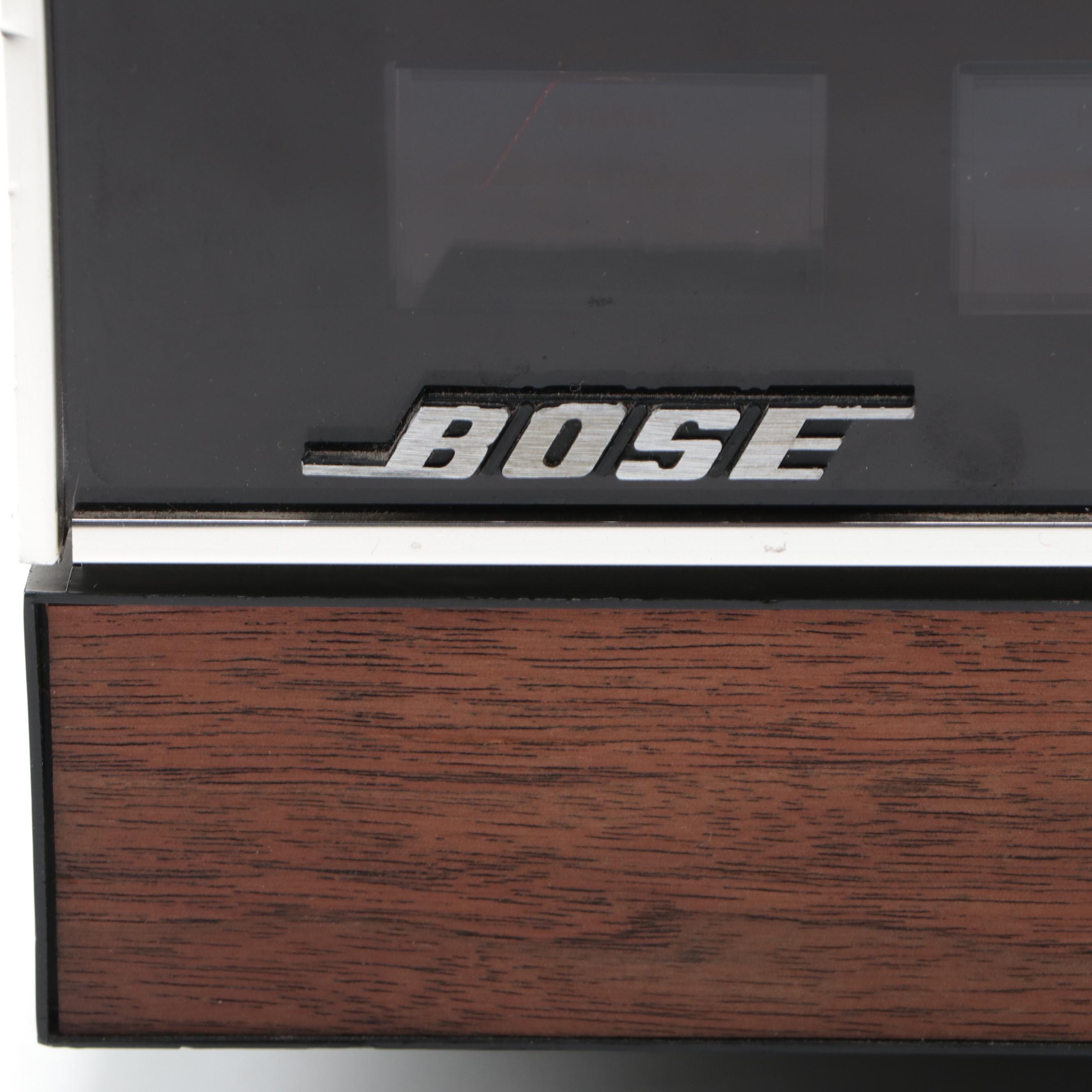 Bose Model 551 Spatial Control Mahogany Veneer Stereo Receiver, Late 20th C