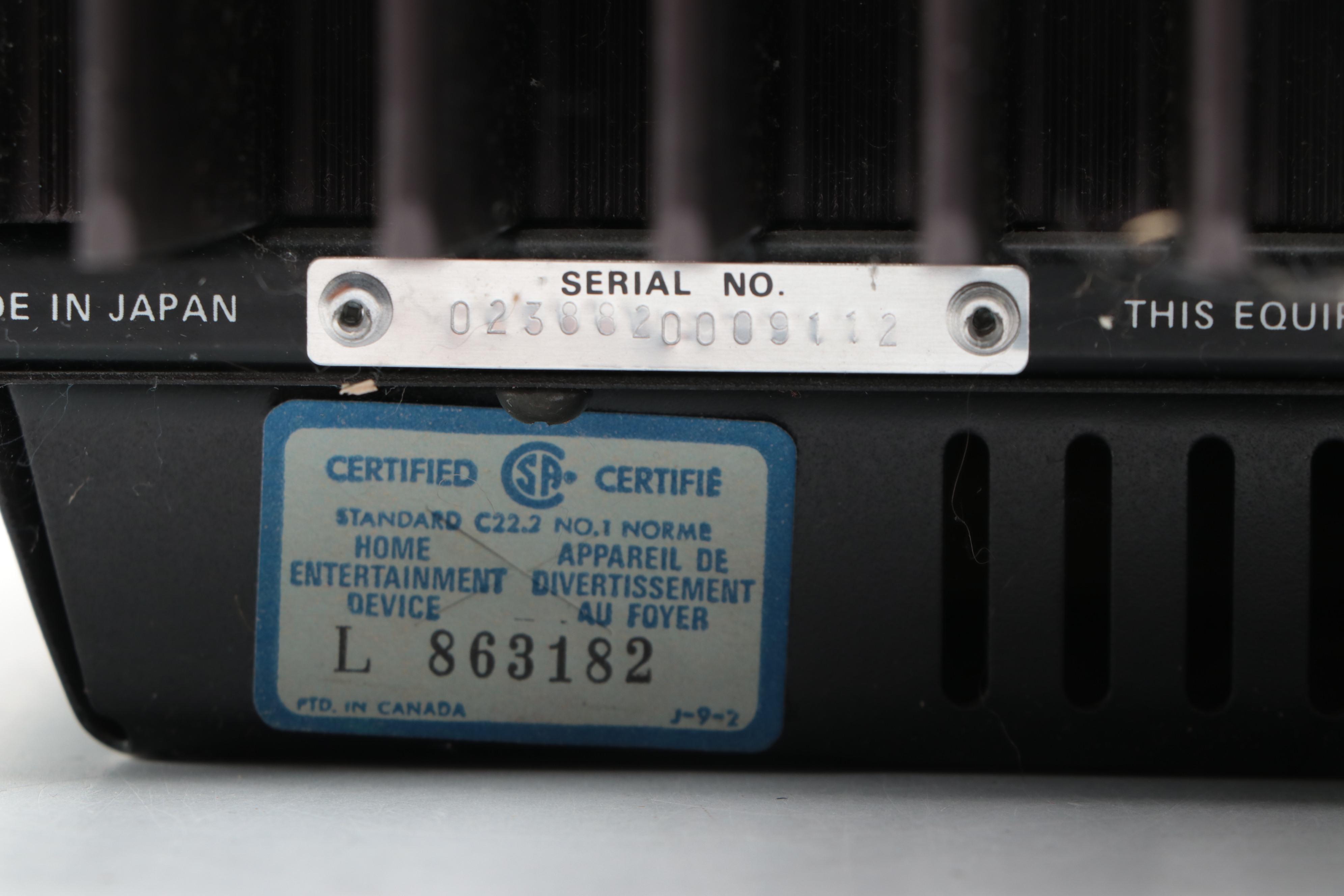 Bose Model 551 Spatial Control Mahogany Veneer Stereo Receiver, Late 20th C