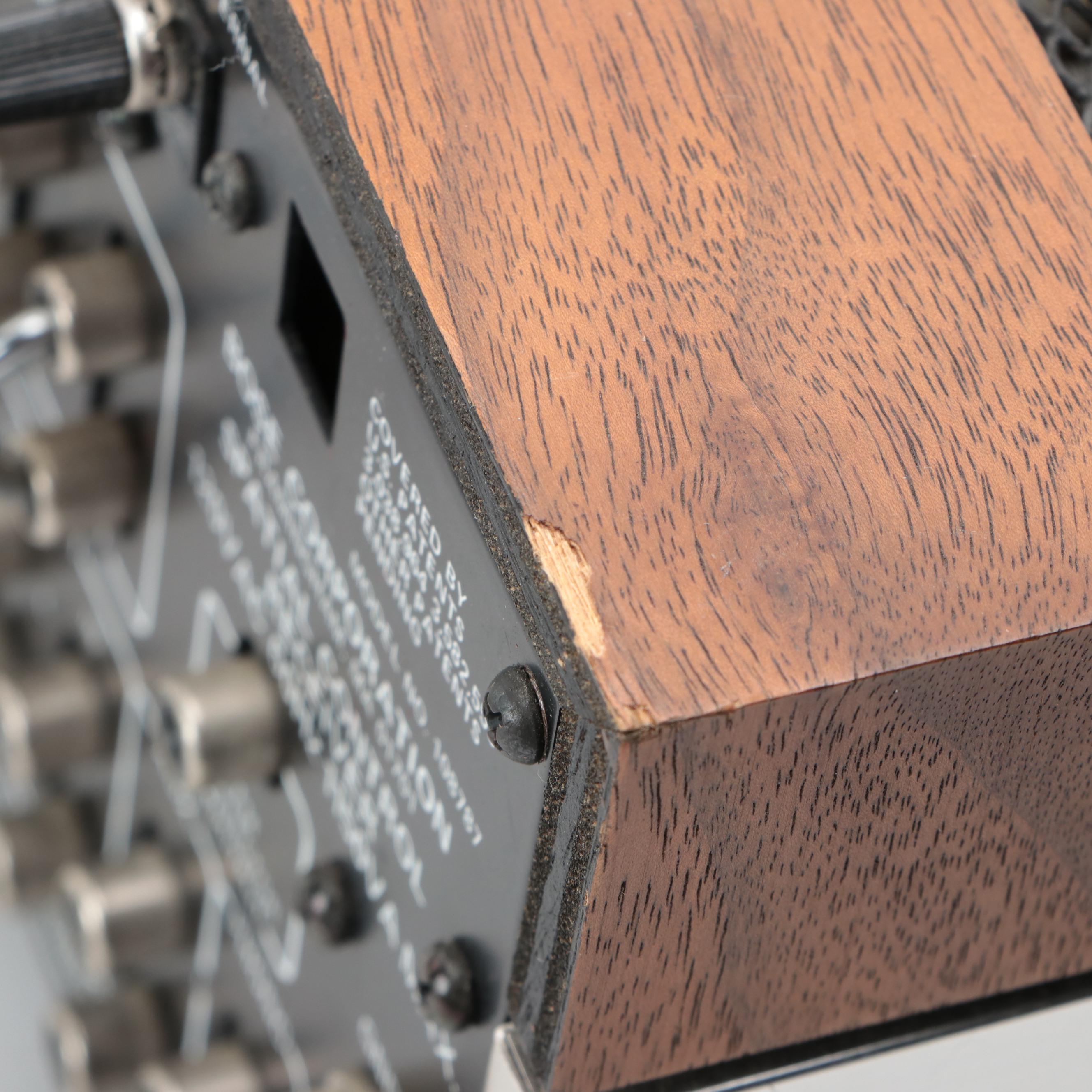 Bose Model 551 Spatial Control Mahogany Veneer Stereo Receiver, Late 20th C