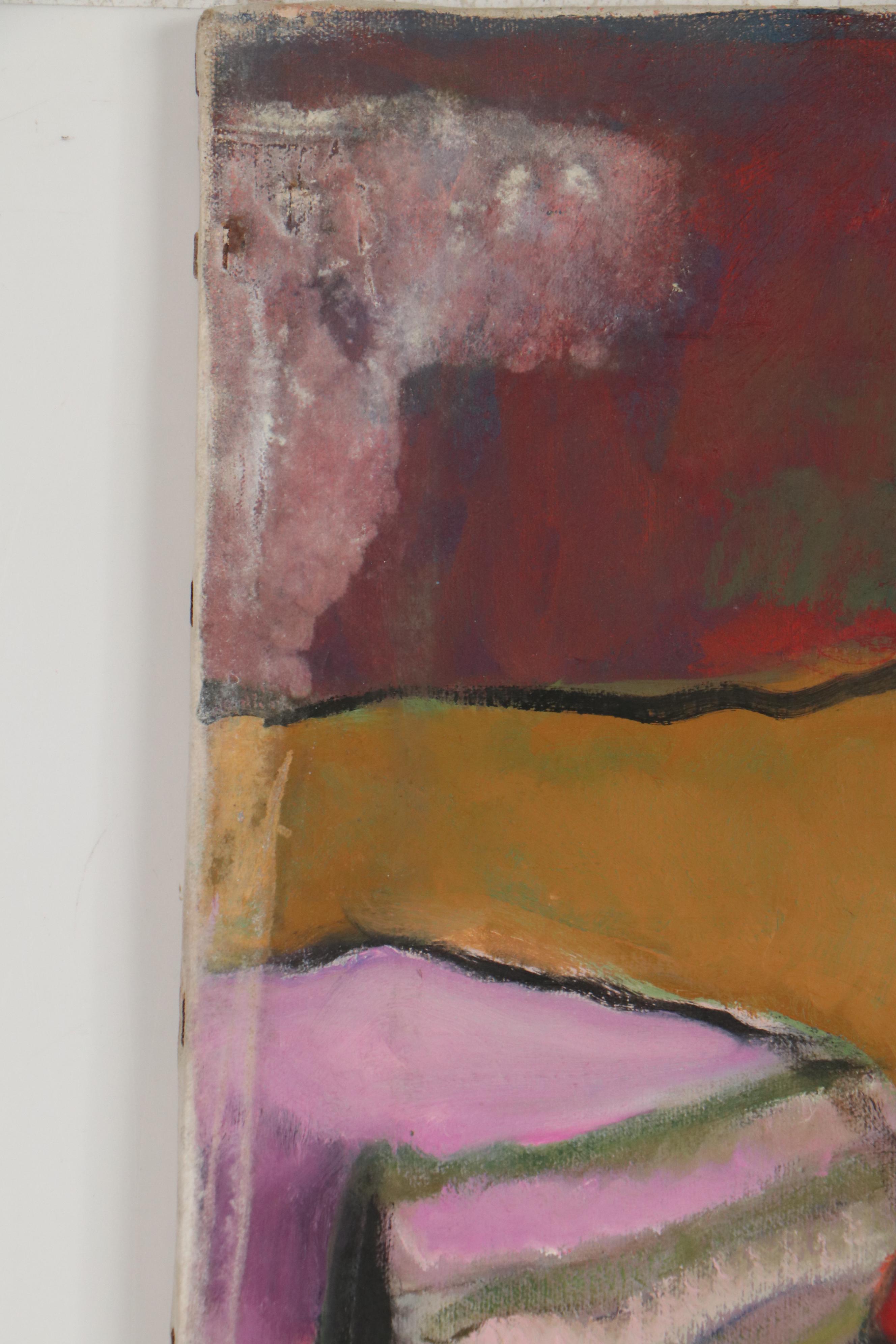 Marion Maas Oil Painting of Seated Figure