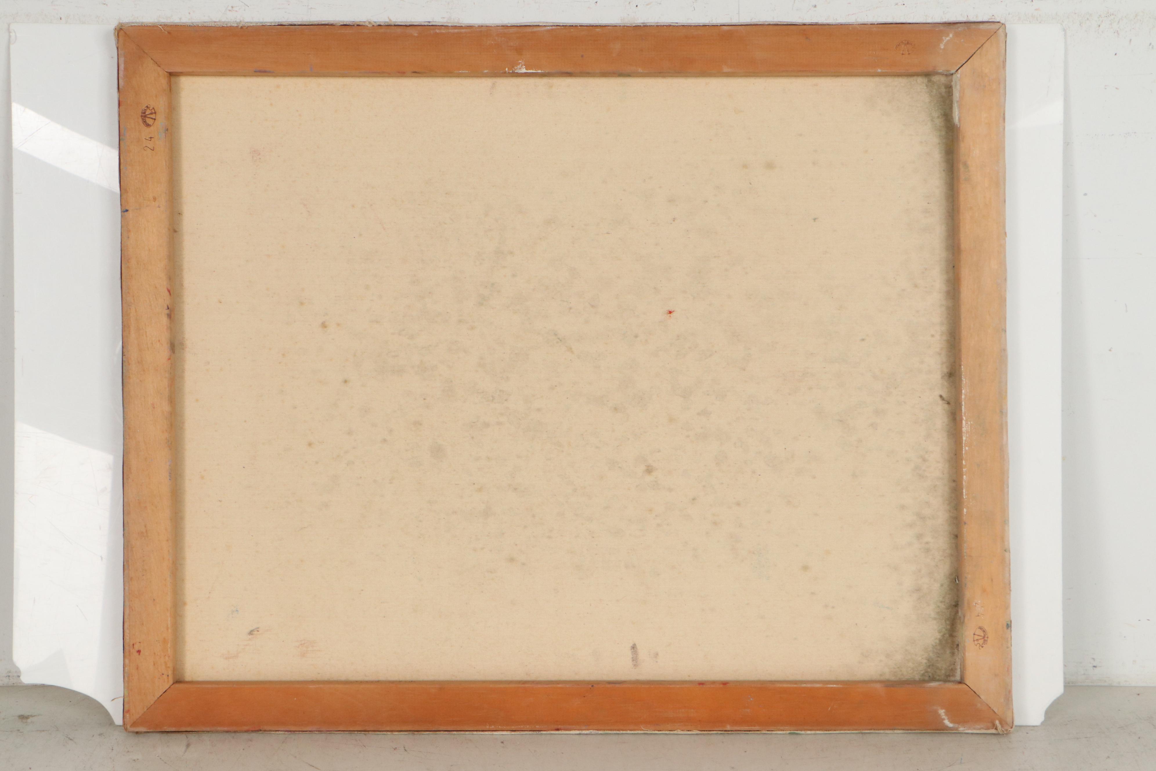 Marion Maas Oil Painting of Seated Figure