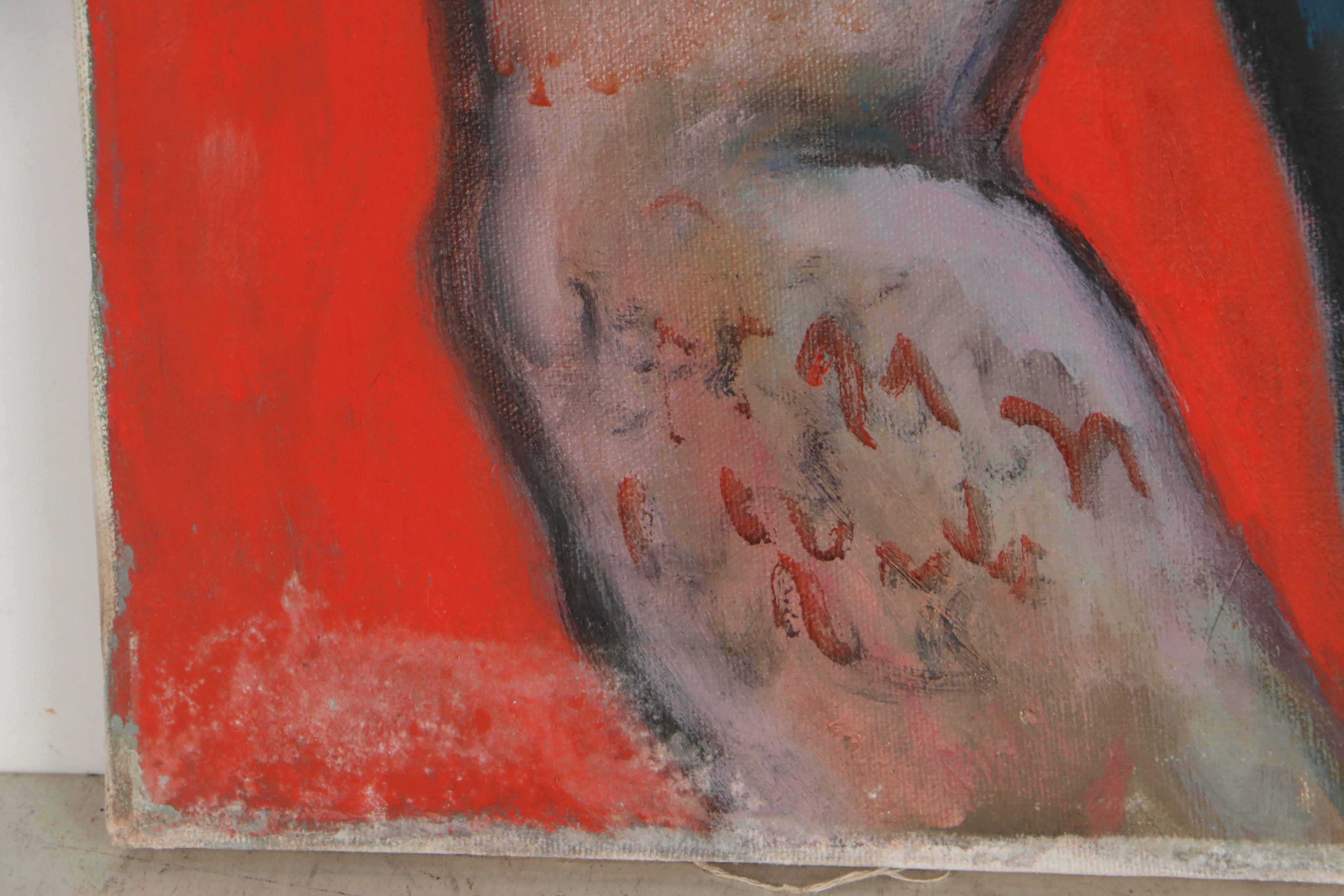 Marion Mass Portrait Oil Painting of Man