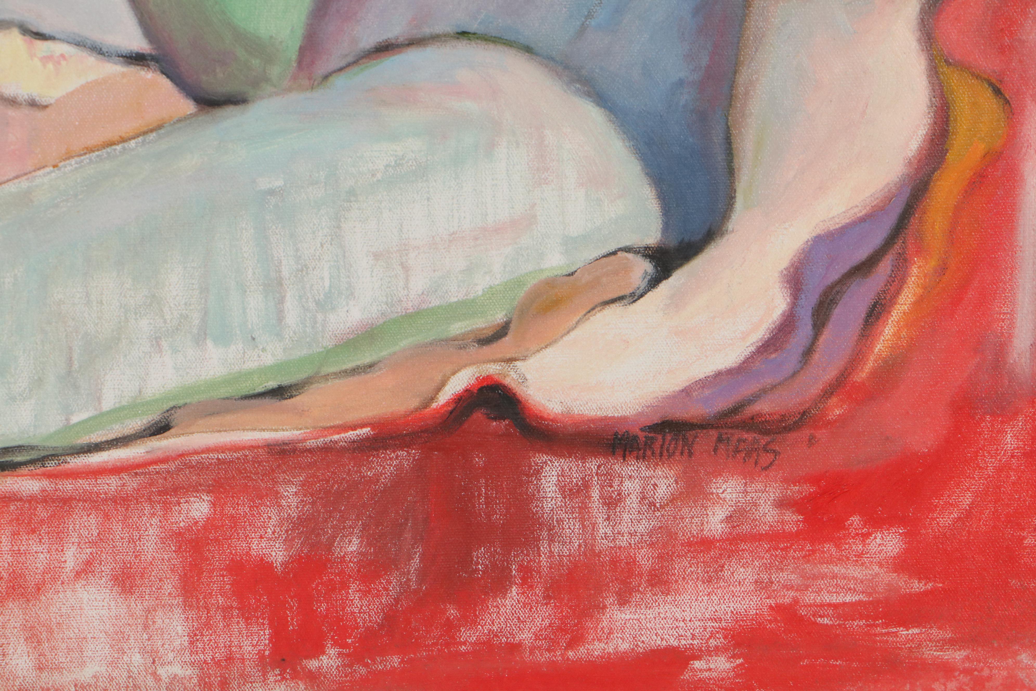 Marion Maas Oil Painting of Woman