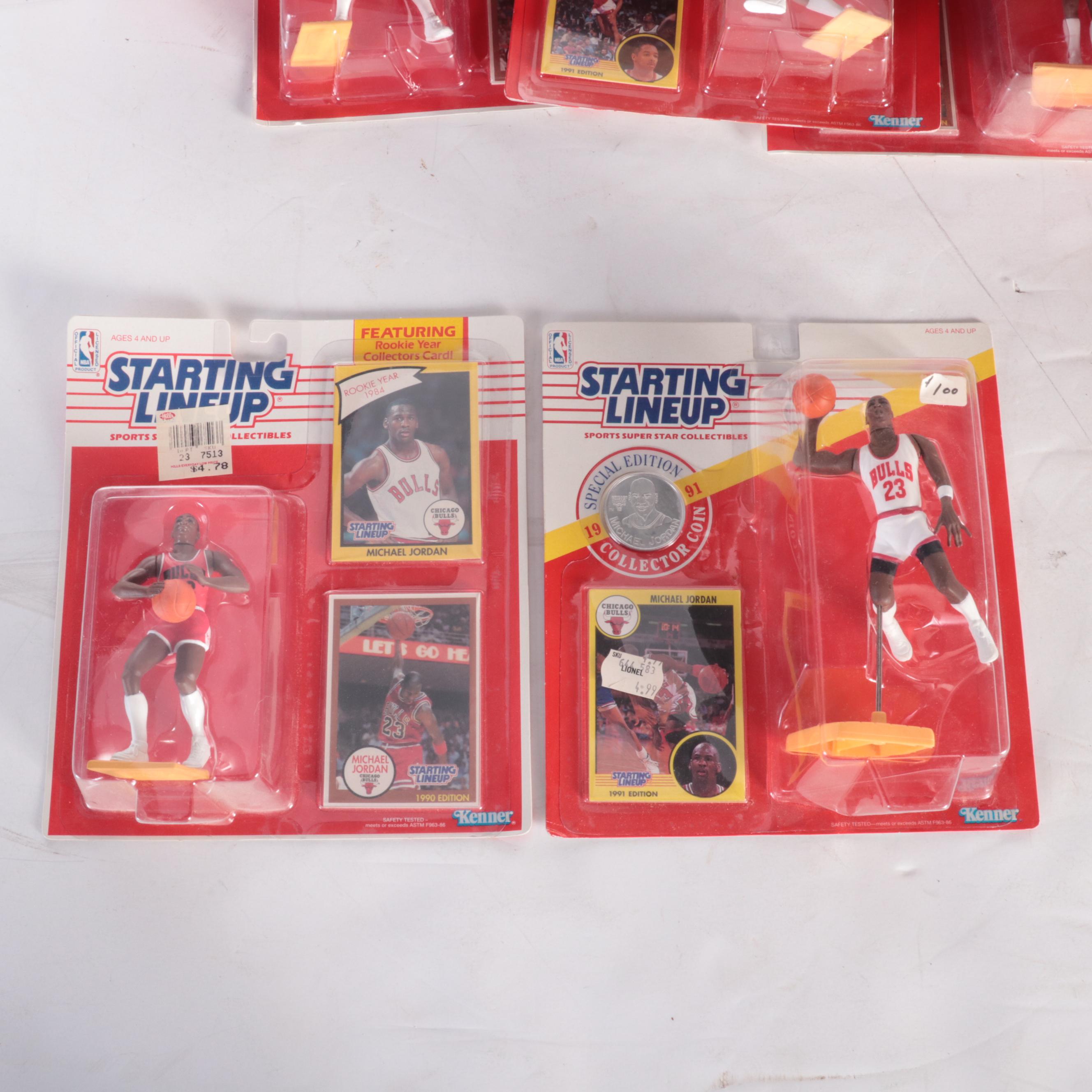 Kenner Starting Lineup NBA Basketball Michael Jordan, Isaiah Thomas, More