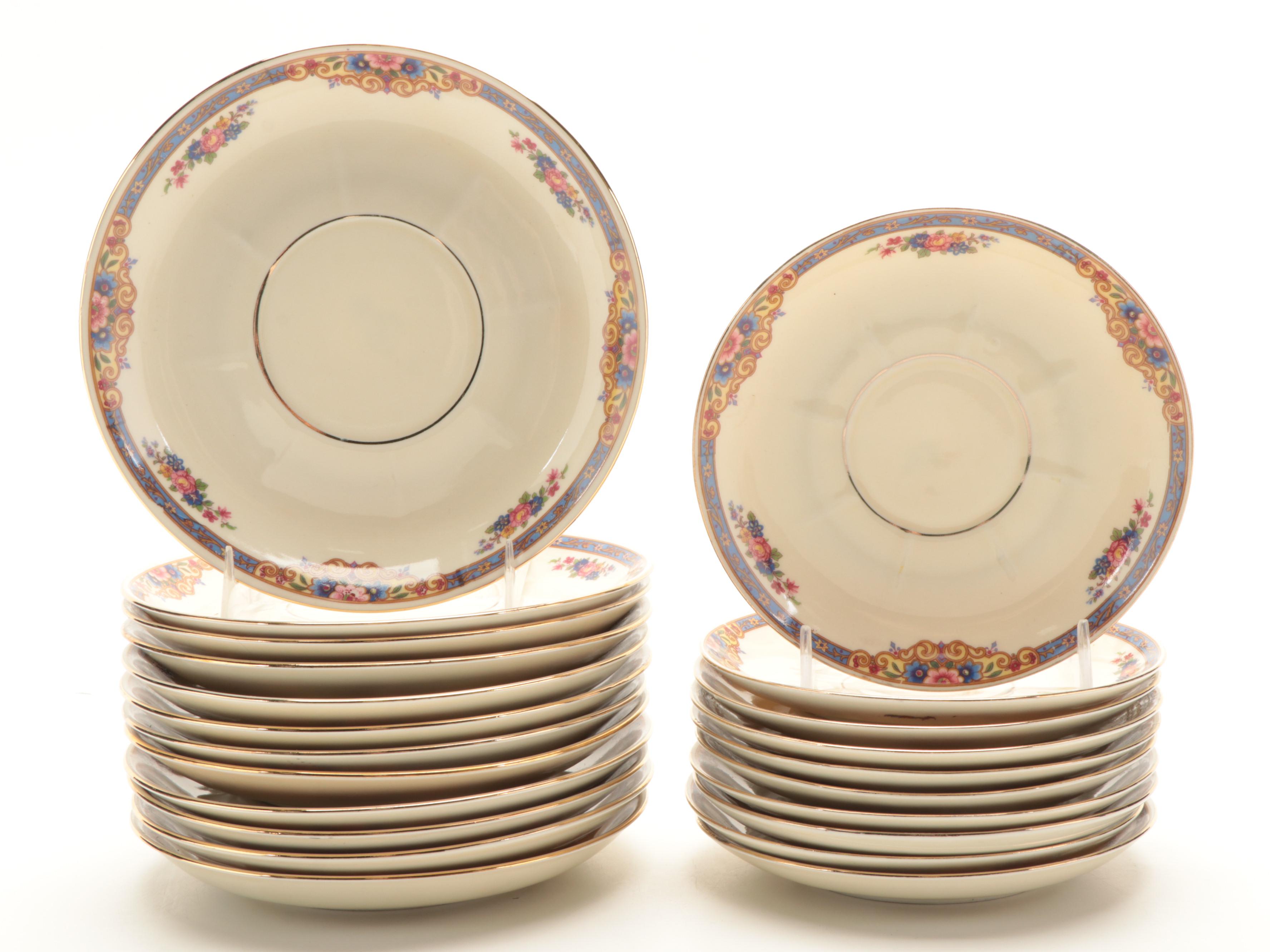AMC Porcelain German Dinner and Serveware, Early 20th Century