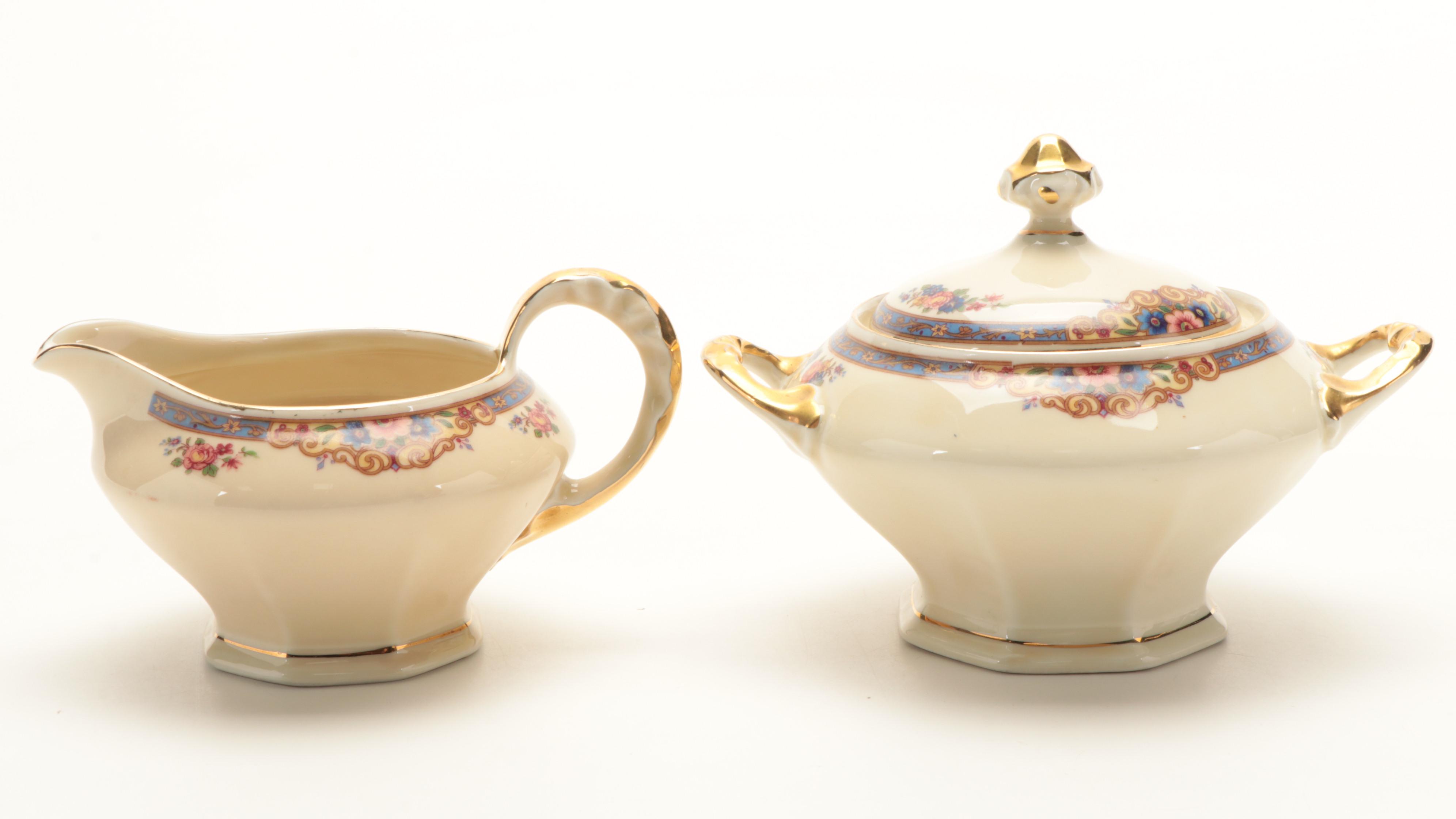 AMC Porcelain German Dinner and Serveware, Early 20th Century