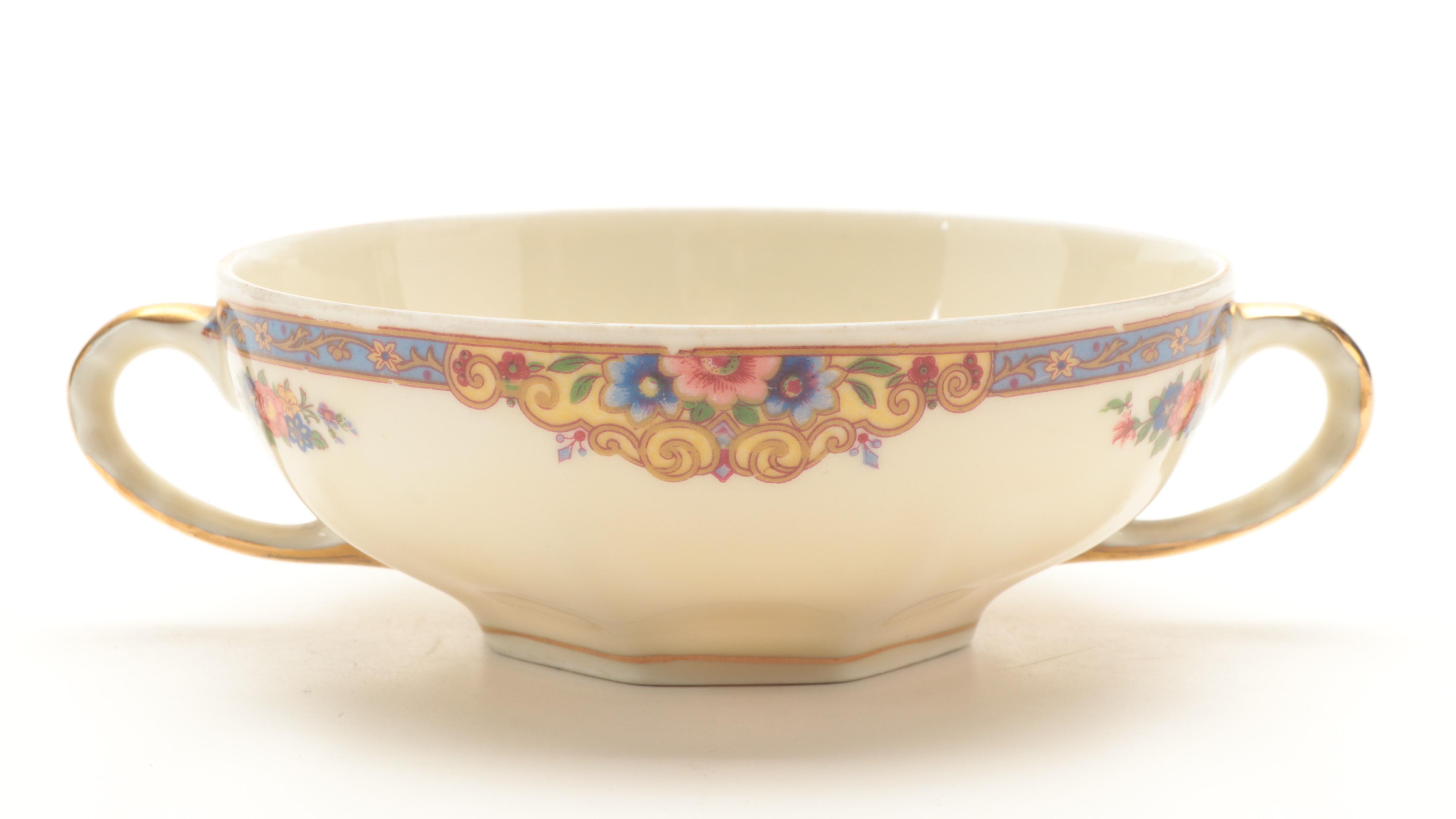 AMC Porcelain German Dinner and Serveware, Early 20th Century