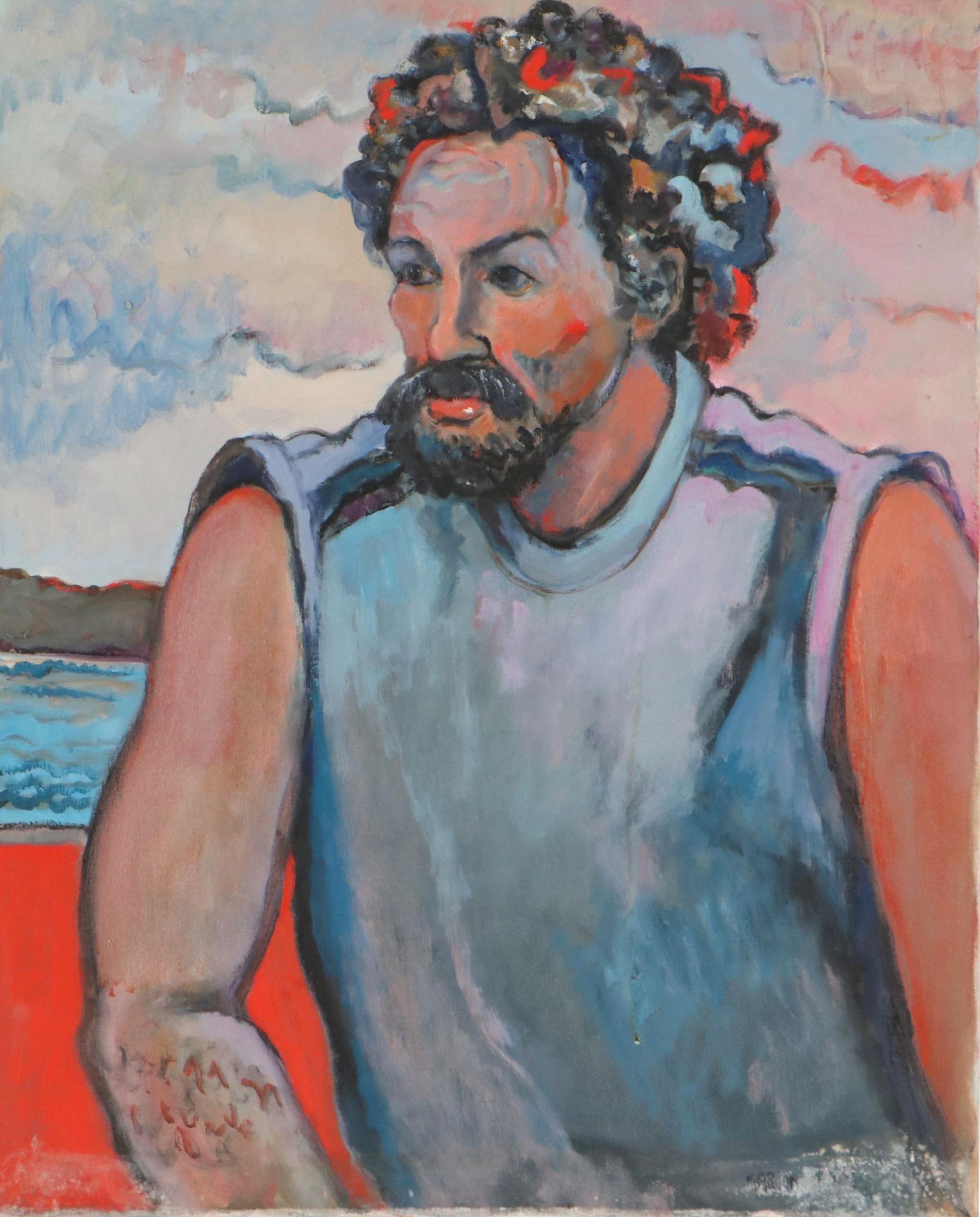Marion Mass Portrait Oil Painting of Man