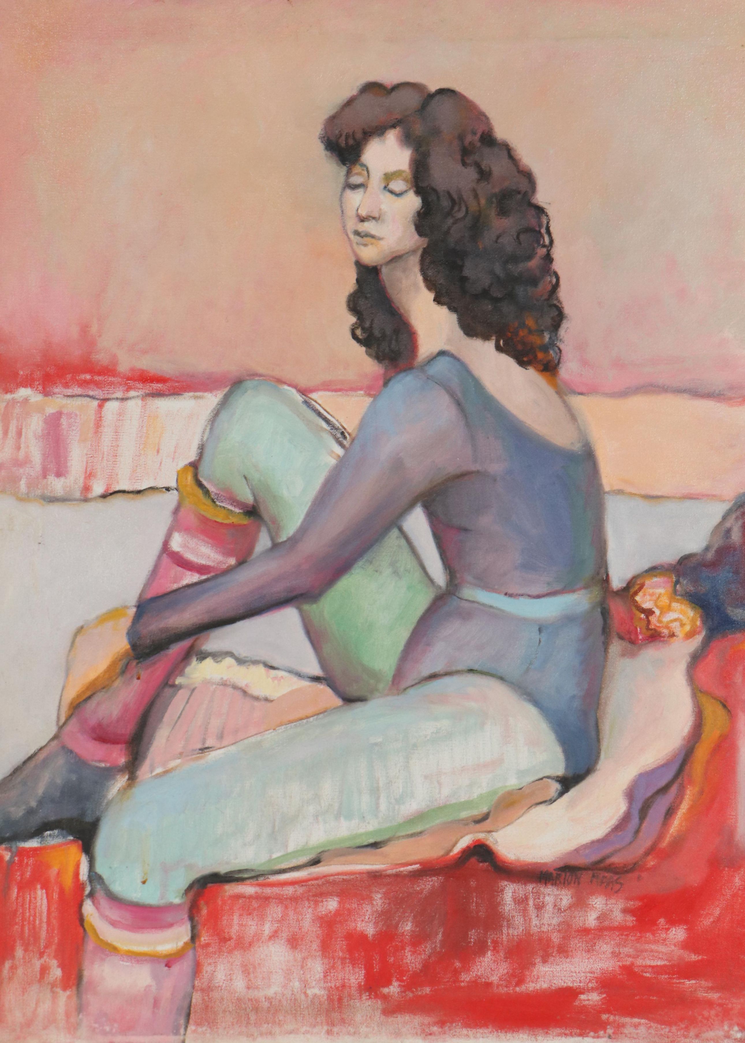 Marion Maas Oil Painting of Woman