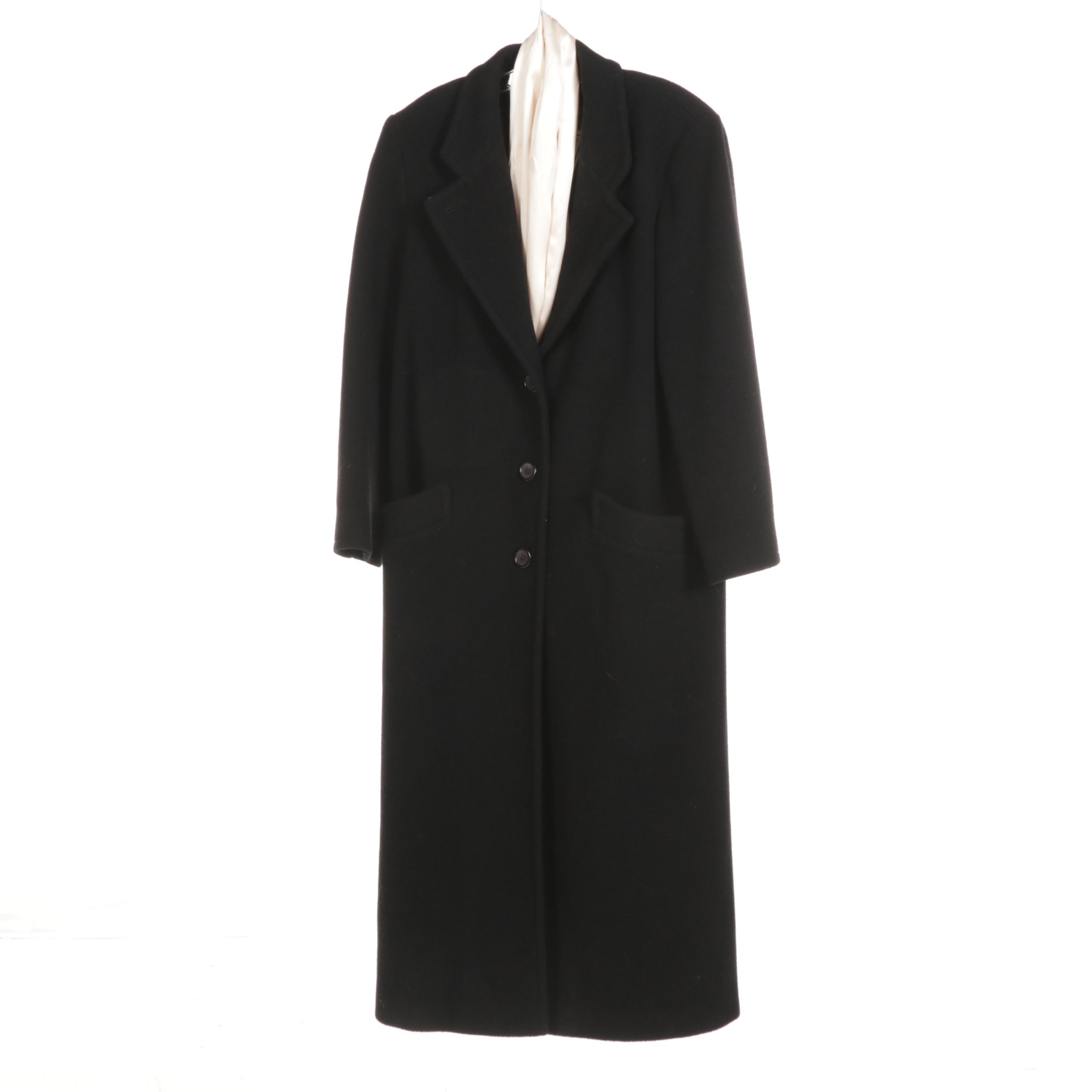 Marvin Richards Tan Camel Hair Coat and Black Lambswool Coat