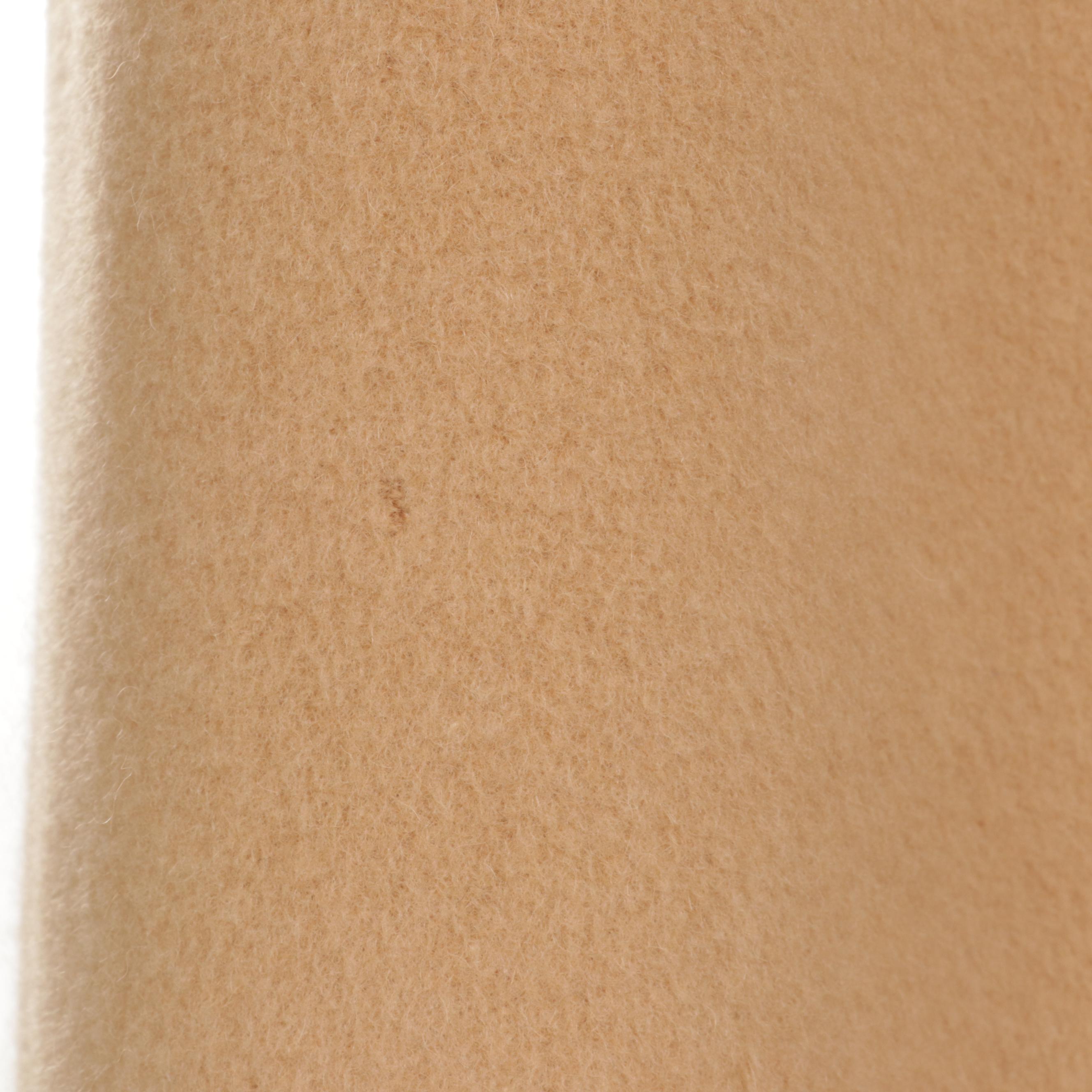 Marvin Richards Tan Camel Hair Coat and Black Lambswool Coat