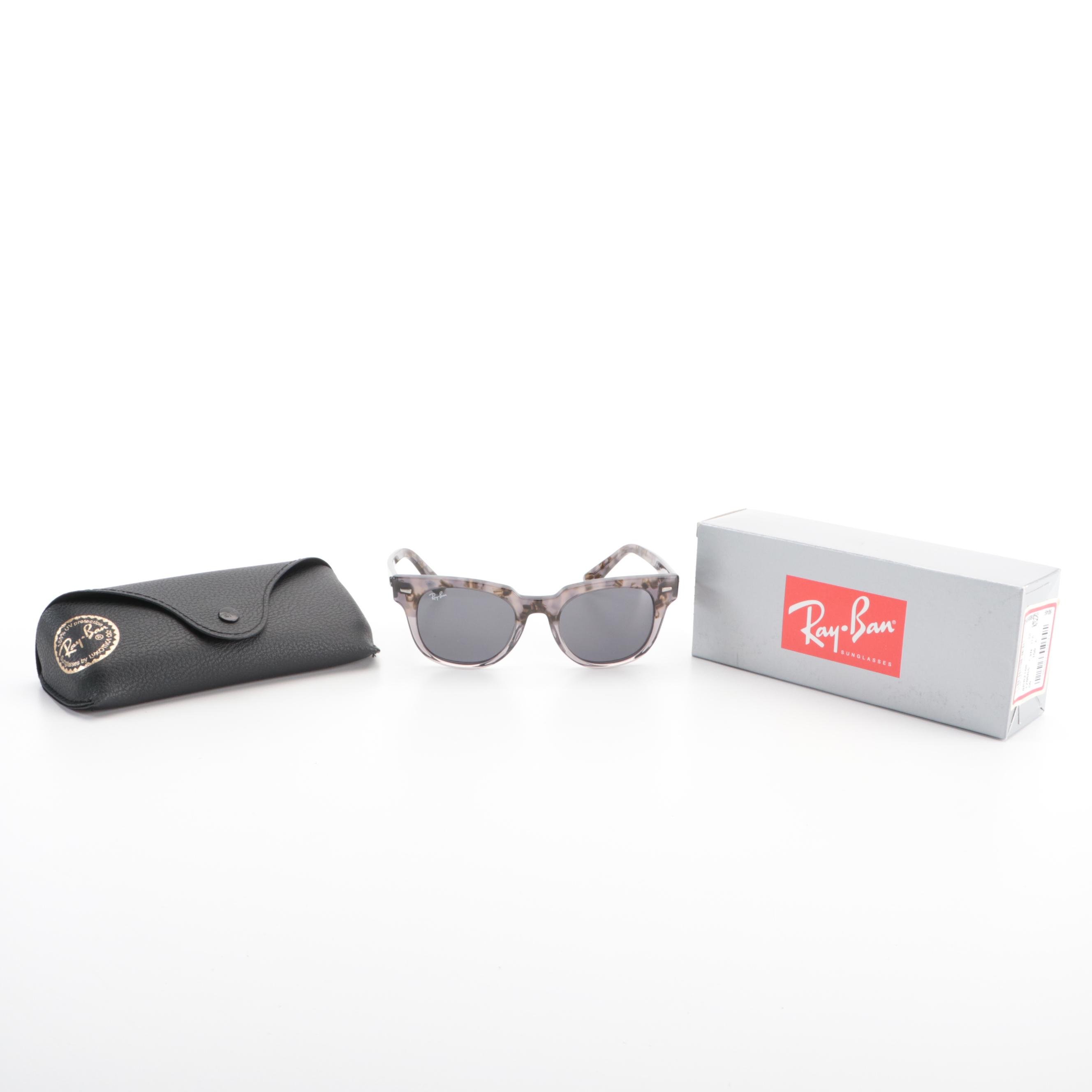 Ray-Ban RB2168 Meteor Sunglasses in Grey Havana with Box and Case