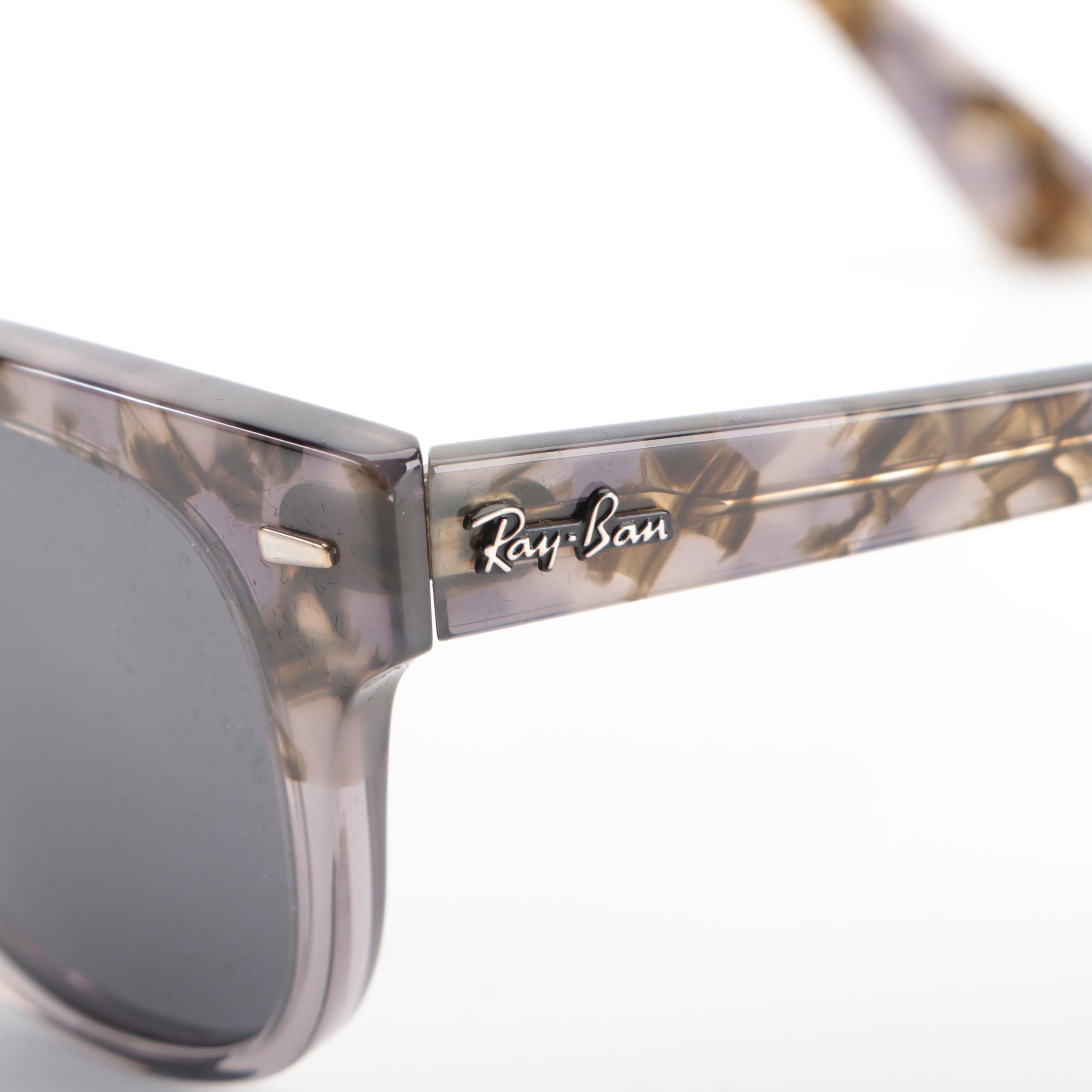 Ray-Ban RB2168 Meteor Sunglasses in Grey Havana with Box and Case