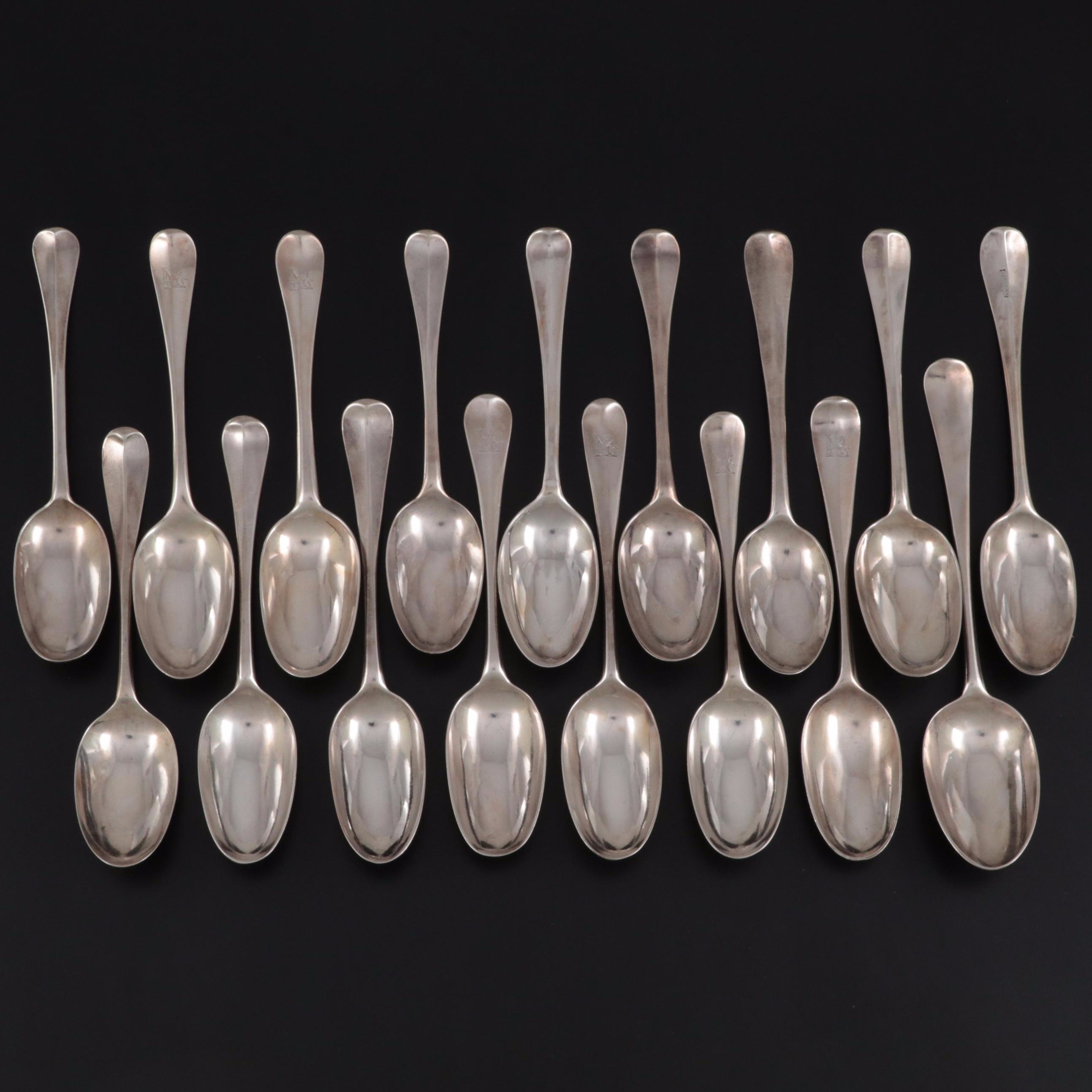 Isaac Davenport, Edward Jennings and More English Sterling Silver Spoons