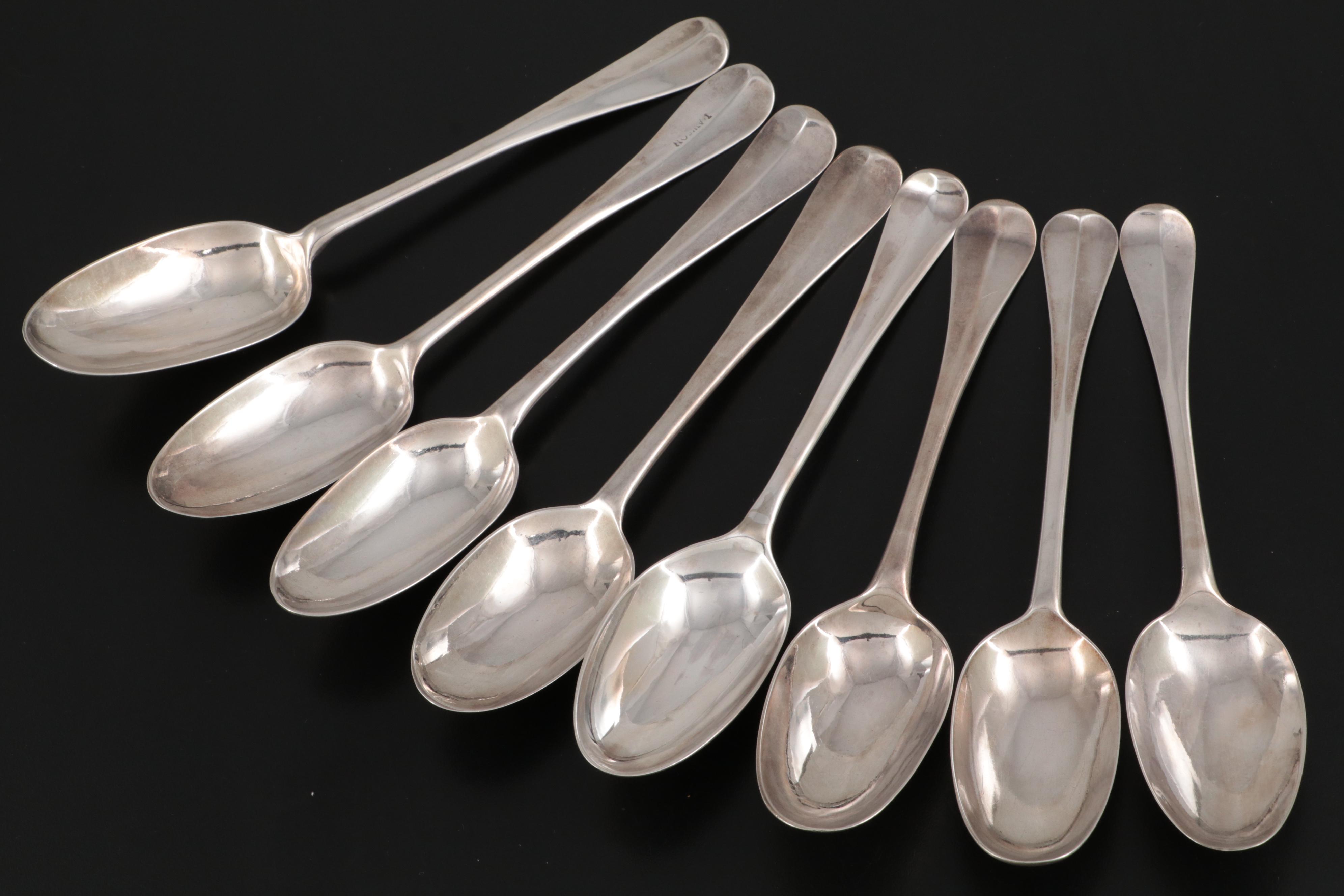 Isaac Davenport, Edward Jennings and More English Sterling Silver Spoons