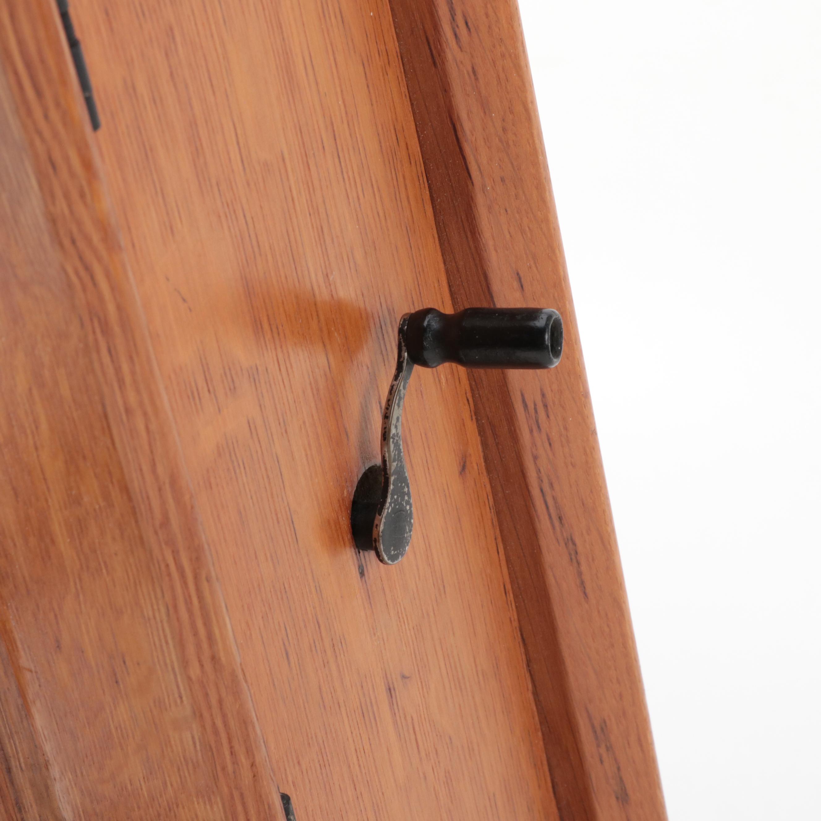 Chicago Telephone Supply Co. Oak Case Wall Phone, Early 20th Century