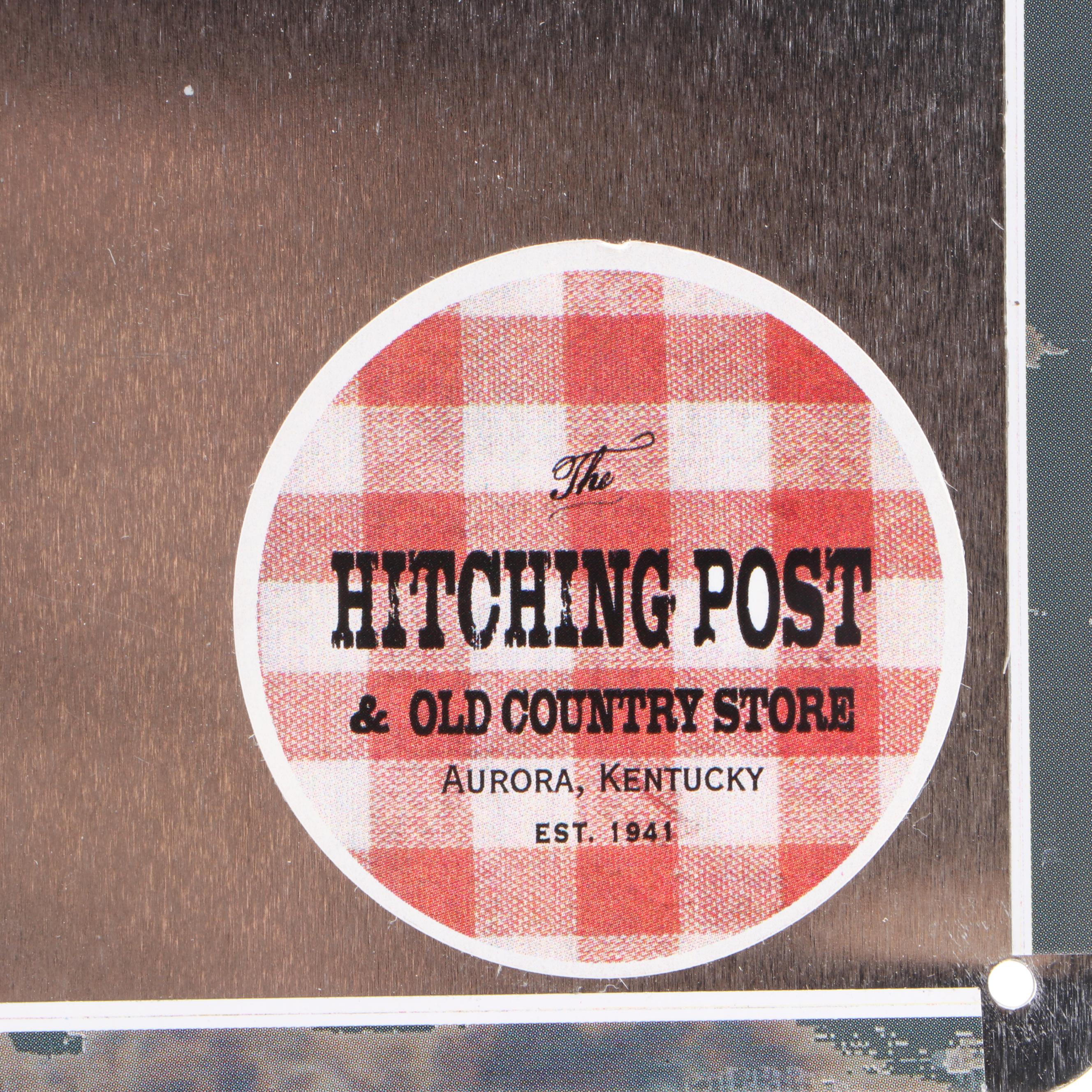 "The Mermaid Lounge" and "Happy Hour" Metal Signs with Disney Trivia Game