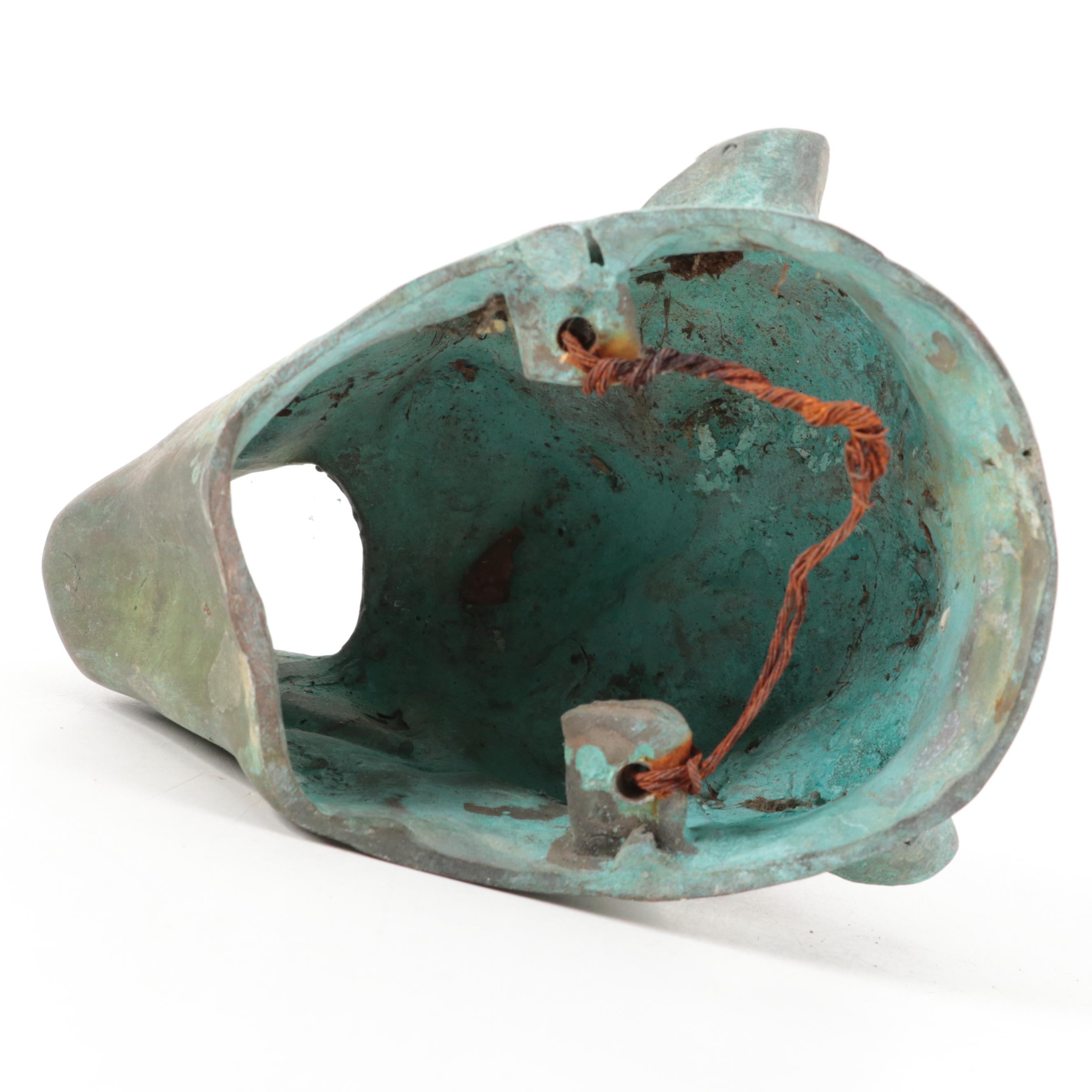 Cast Bronze Figural Jaguar Head Fountain Spout