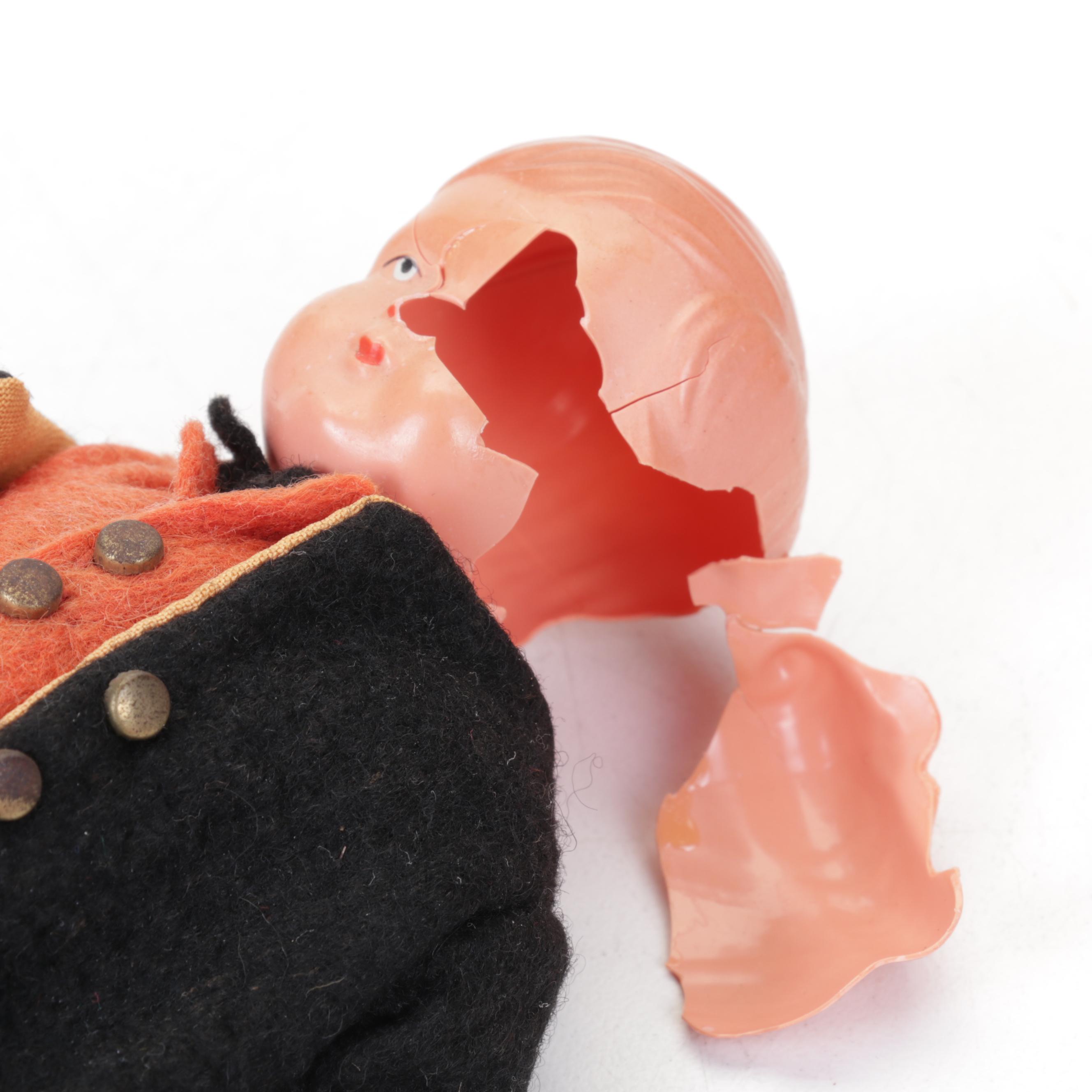 Knickerbocker Kewpie with Other Plastic and Celluloid Dolls, Mid-20th Century