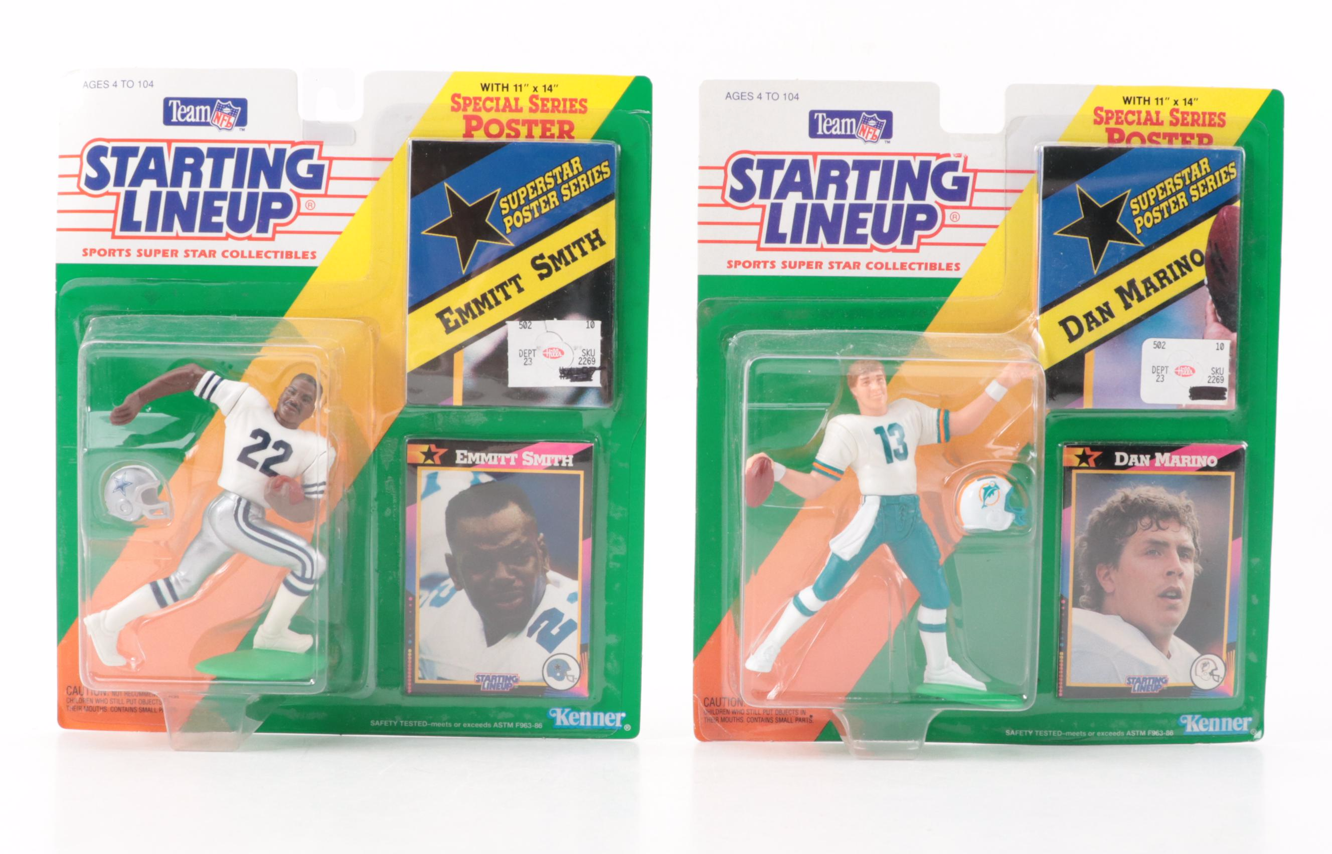Kenner Starting Lineup Deion Sanders and Other Football Action Figures