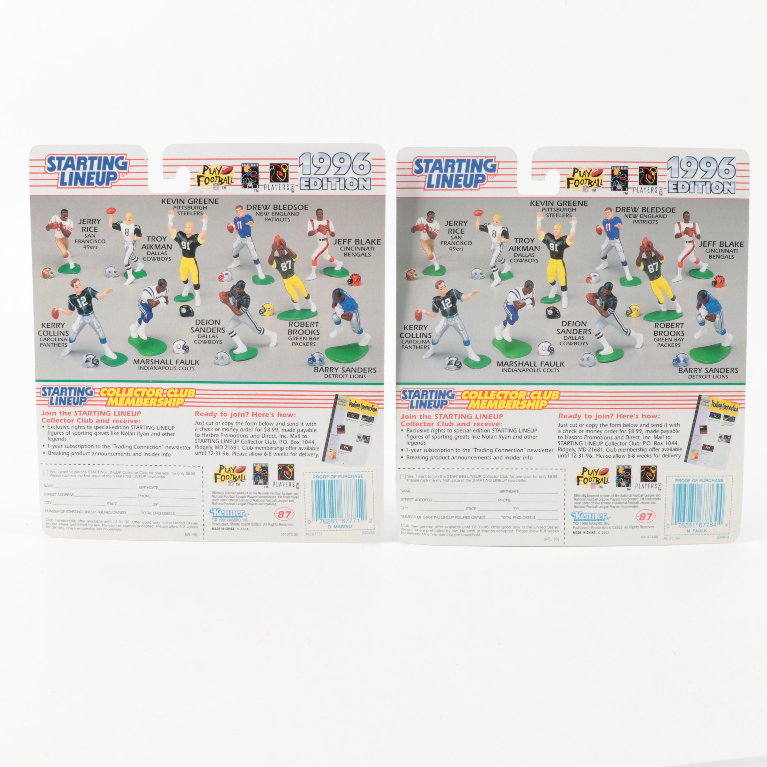 Kenner Starting Lineup Aikman, Deion Sanders, Other NFL Football Action Figures