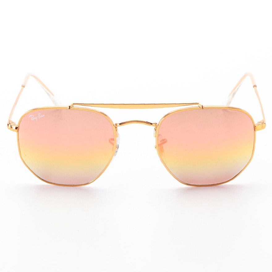 Ray-Ban RB3648 The Marshal Sunglasses in Copper with Case