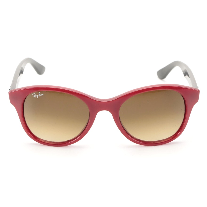 Ray-Ban RB4203 Red and Grey Sunglasses with Case and Box