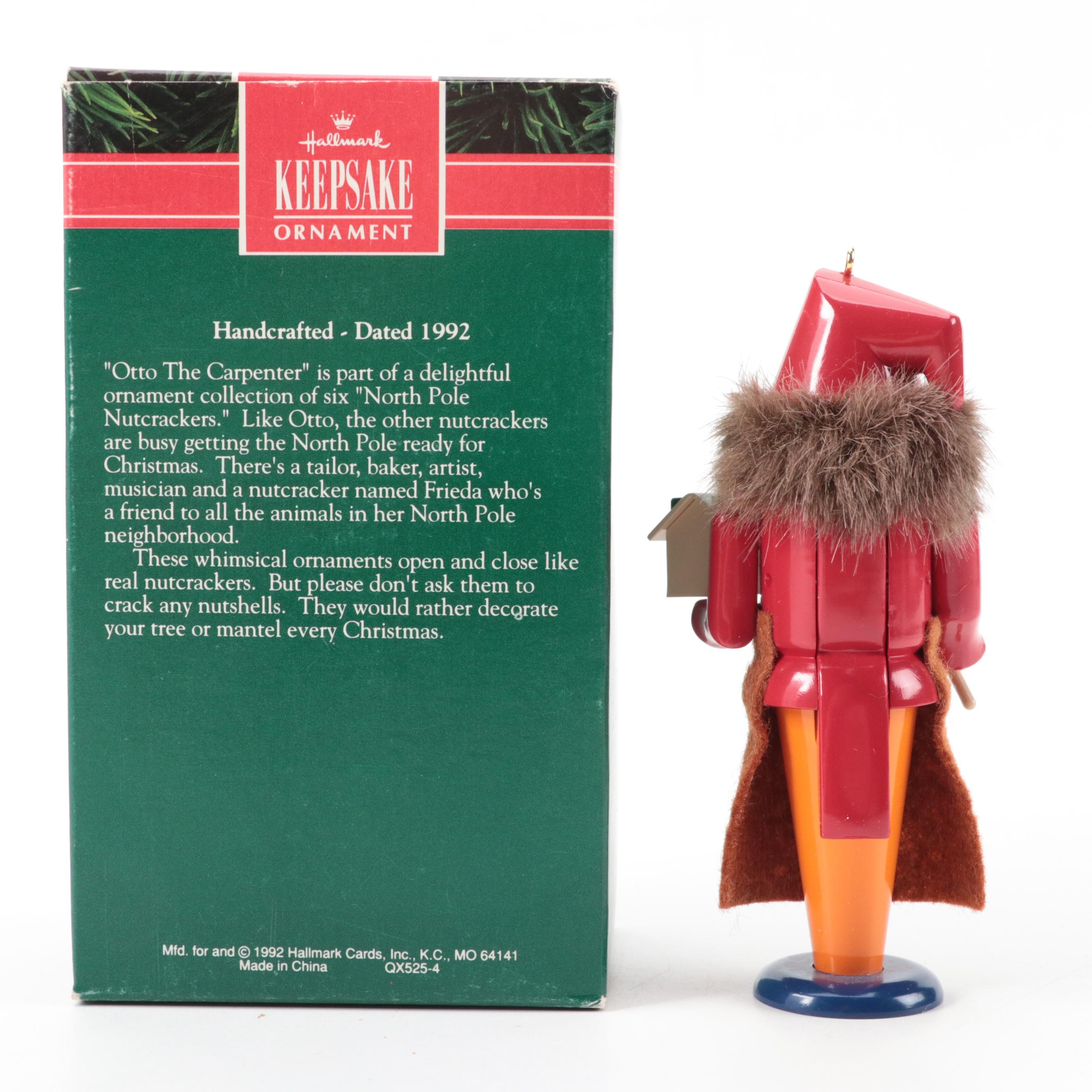 Hallmark Keepsake Christmas Ornaments Featuring North Pole Nutcrackers