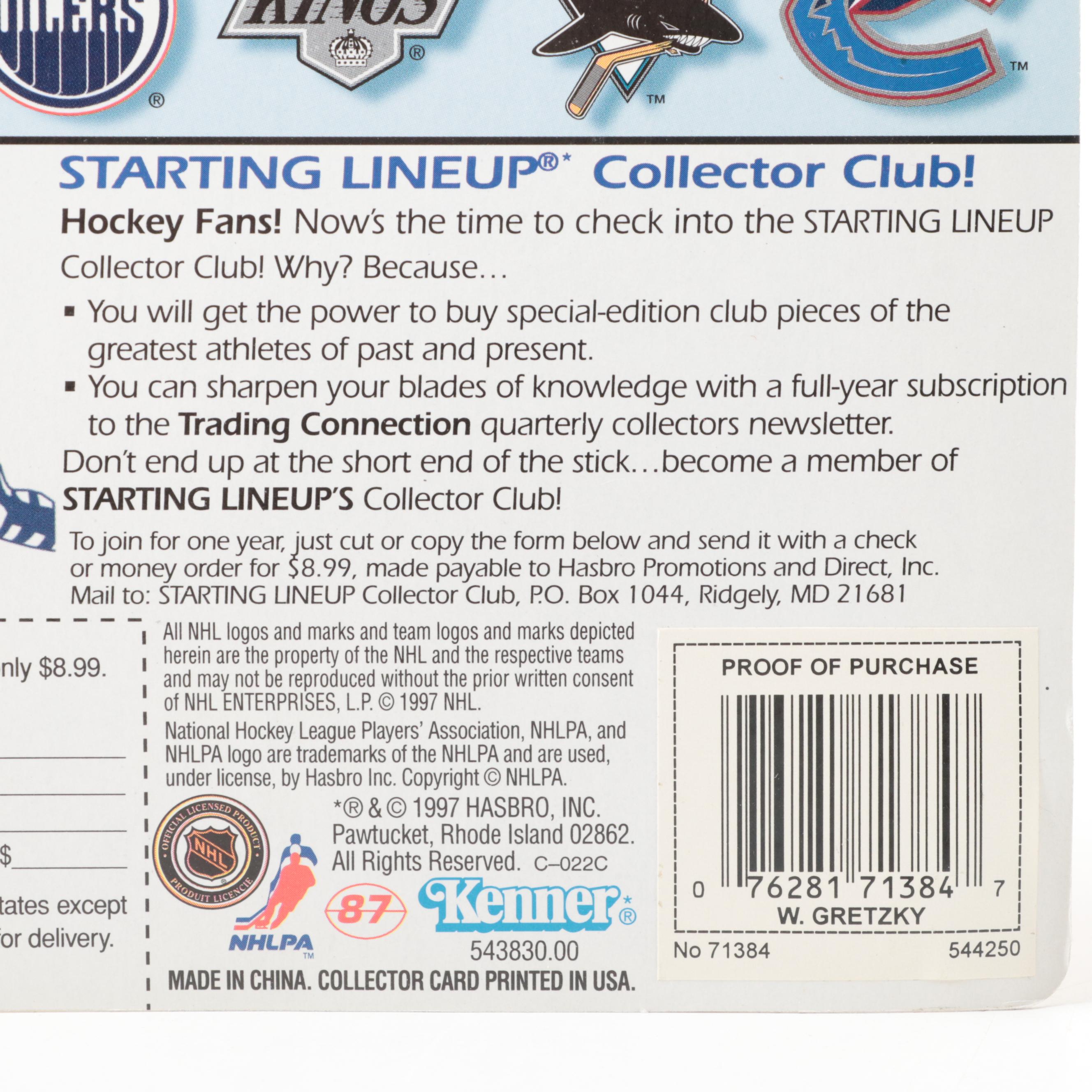 Kenner Starting Lineup and Other Wayne Gretzky Hockey Action Figures
