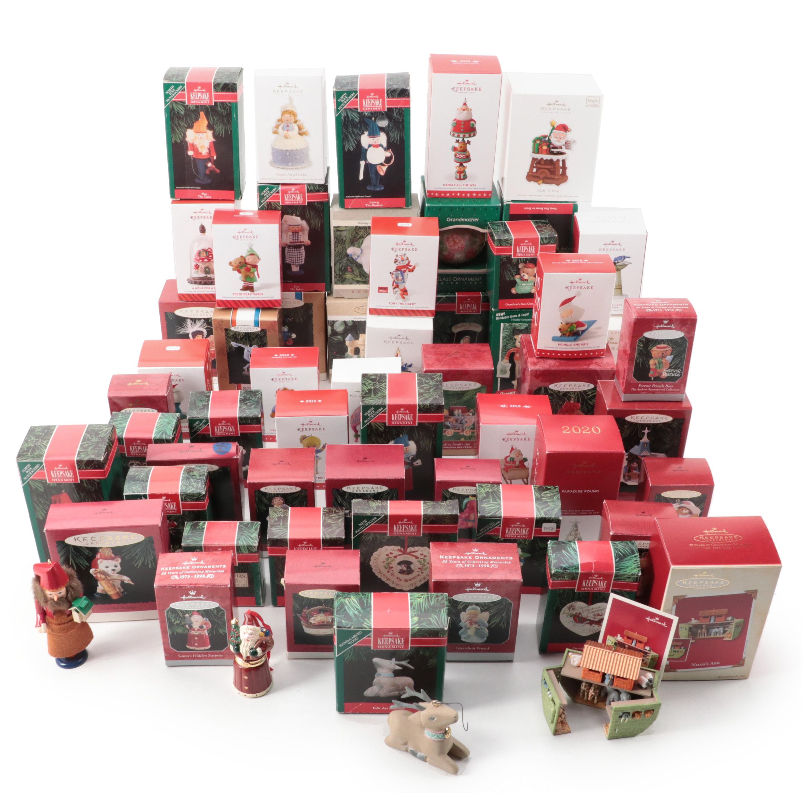 Hallmark Keepsake Christmas Ornaments Featuring North Pole Nutcrackers