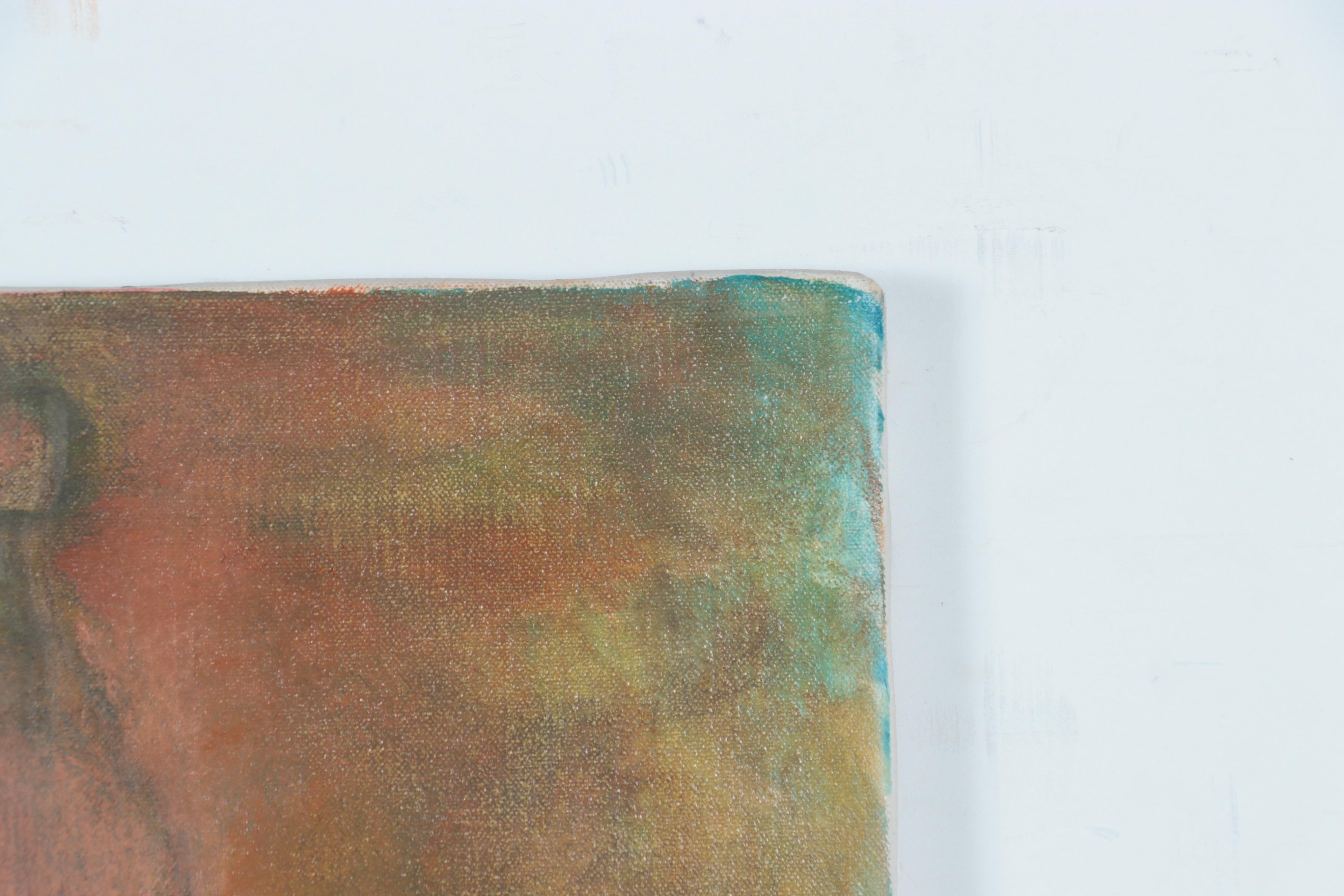 Marion Maas Figural Oil Painting, Circa 1985