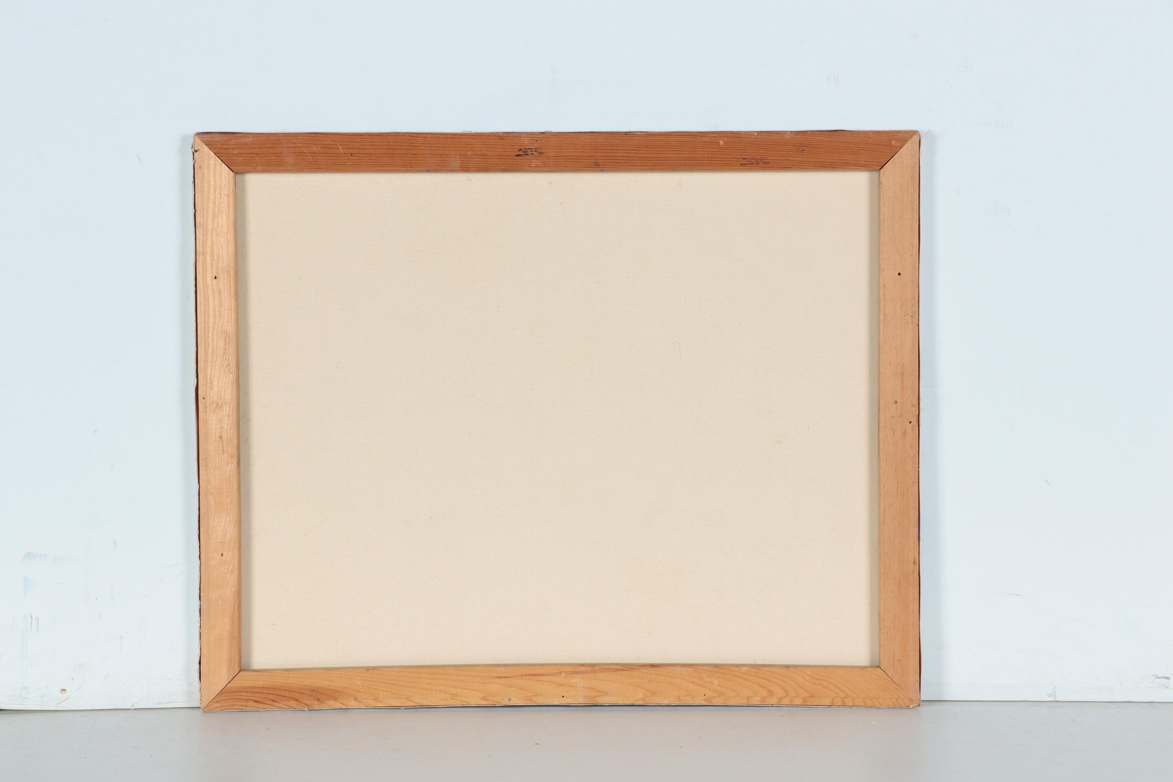 Marion Maas Figural Oil Painting, Circa 1985